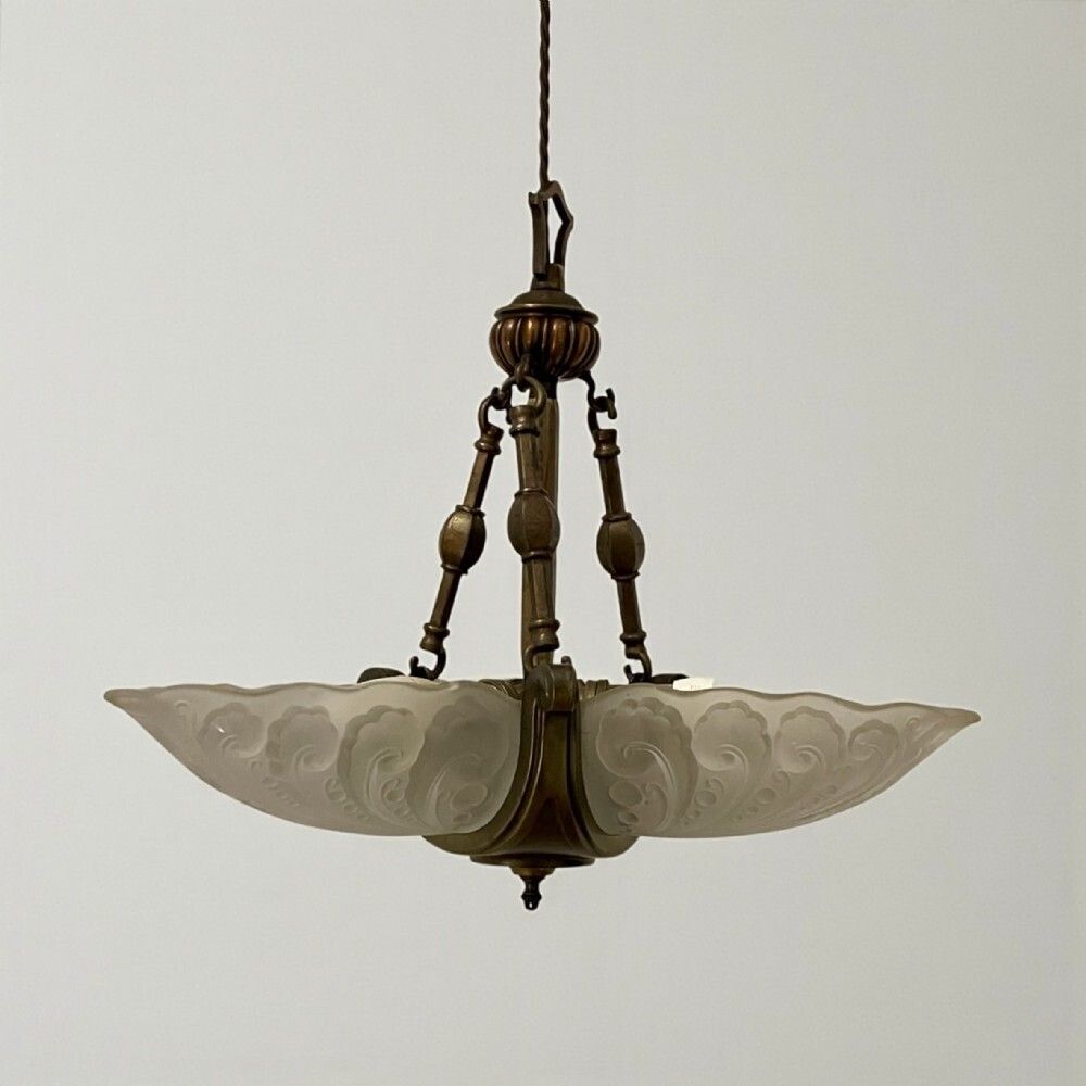 Art Deco Slip Shade Ceiling Light photo buy