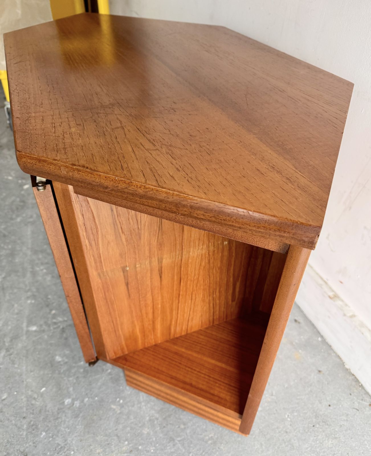 Vintage Corner Tv Stand Video Cabinet By Nathan photo buy