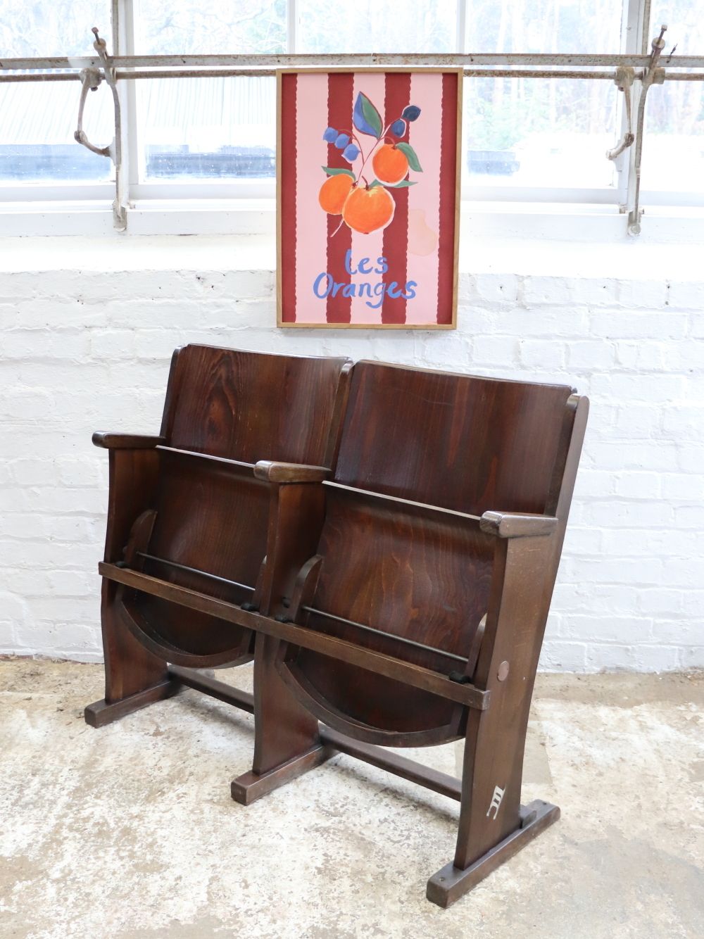 Beautiful Vintage Czech Theatre Seats By Ton