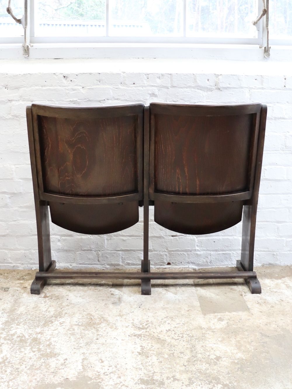 Beautiful Vintage Czech Theatre Seats By Ton photo 495.0