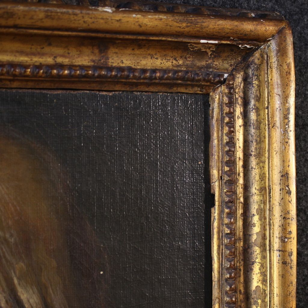 photo furniture 19th Century Italian Painting, Portrait Of A Young Girl