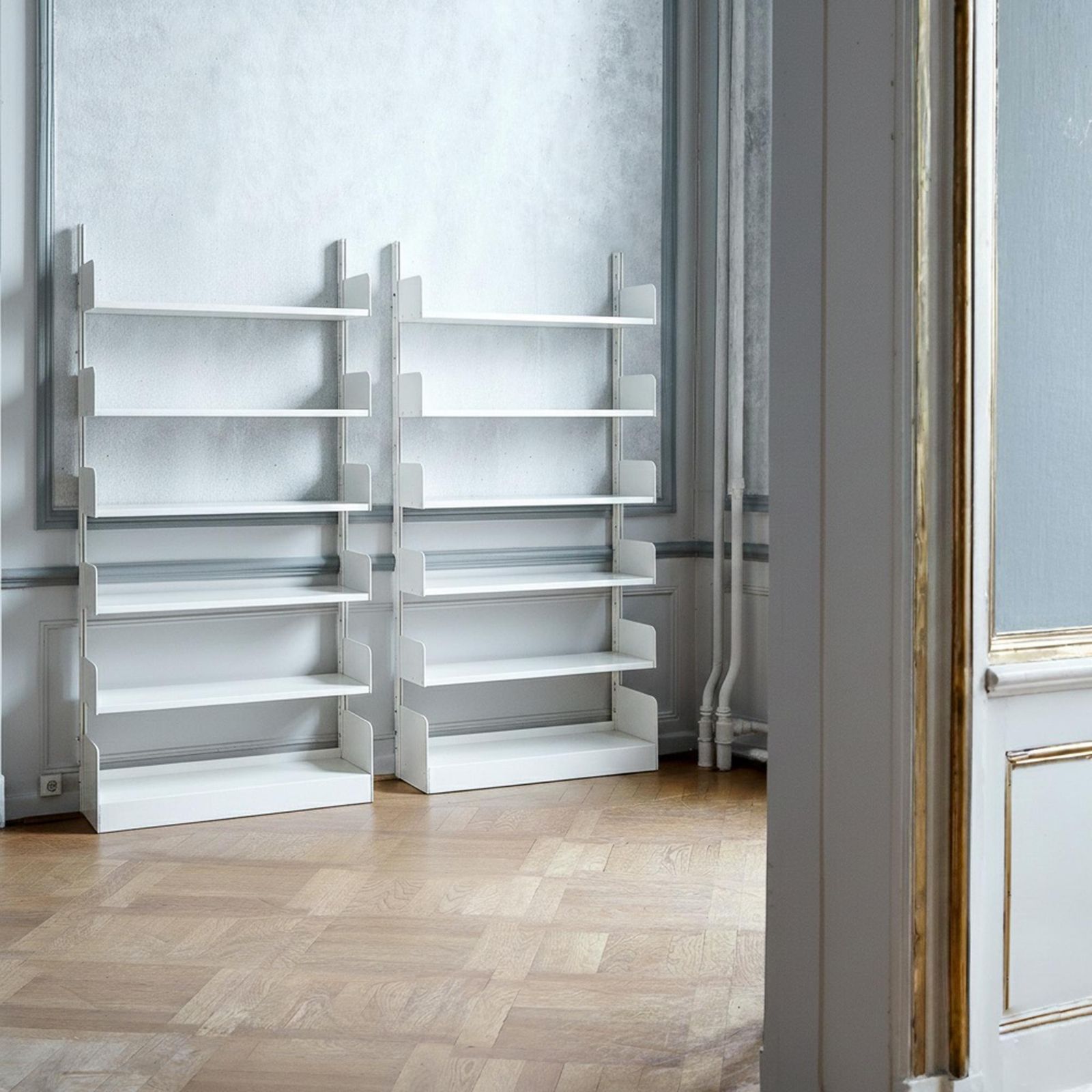 Lips Vago Set Of Three Congresso Industrial Shelving Unit 1970s photo for sale