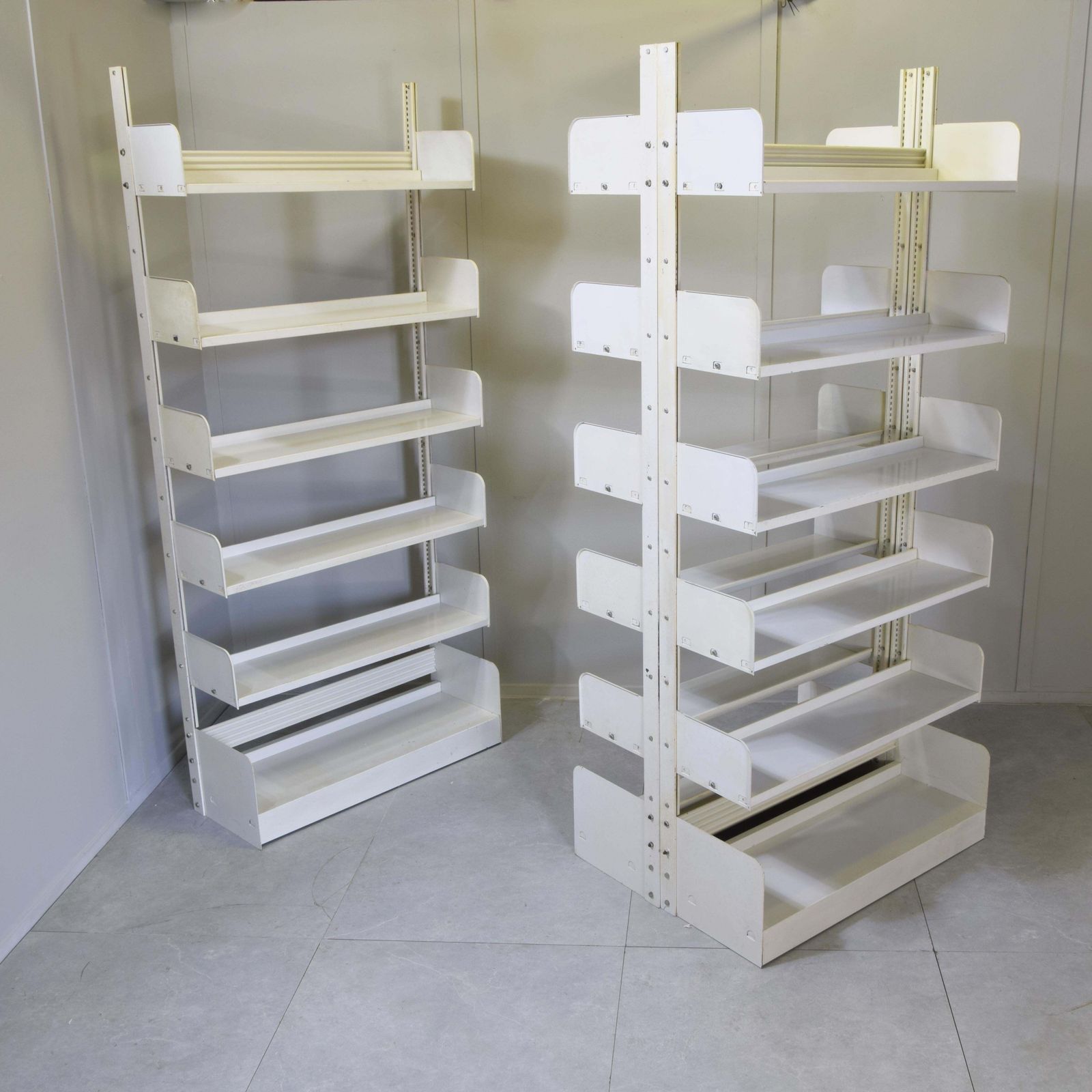 Lips Vago Set Of Three Congresso Industrial Shelving Unit 1970s photo Furniture