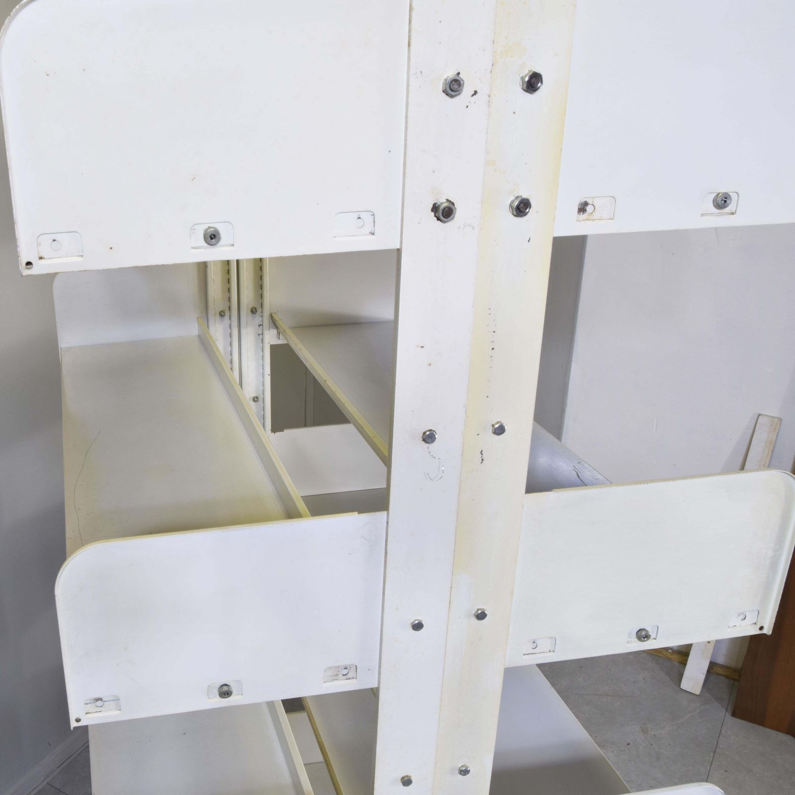 2201.0 Lips Vago Set Of Three Congresso Industrial Shelving Unit 1970s photo