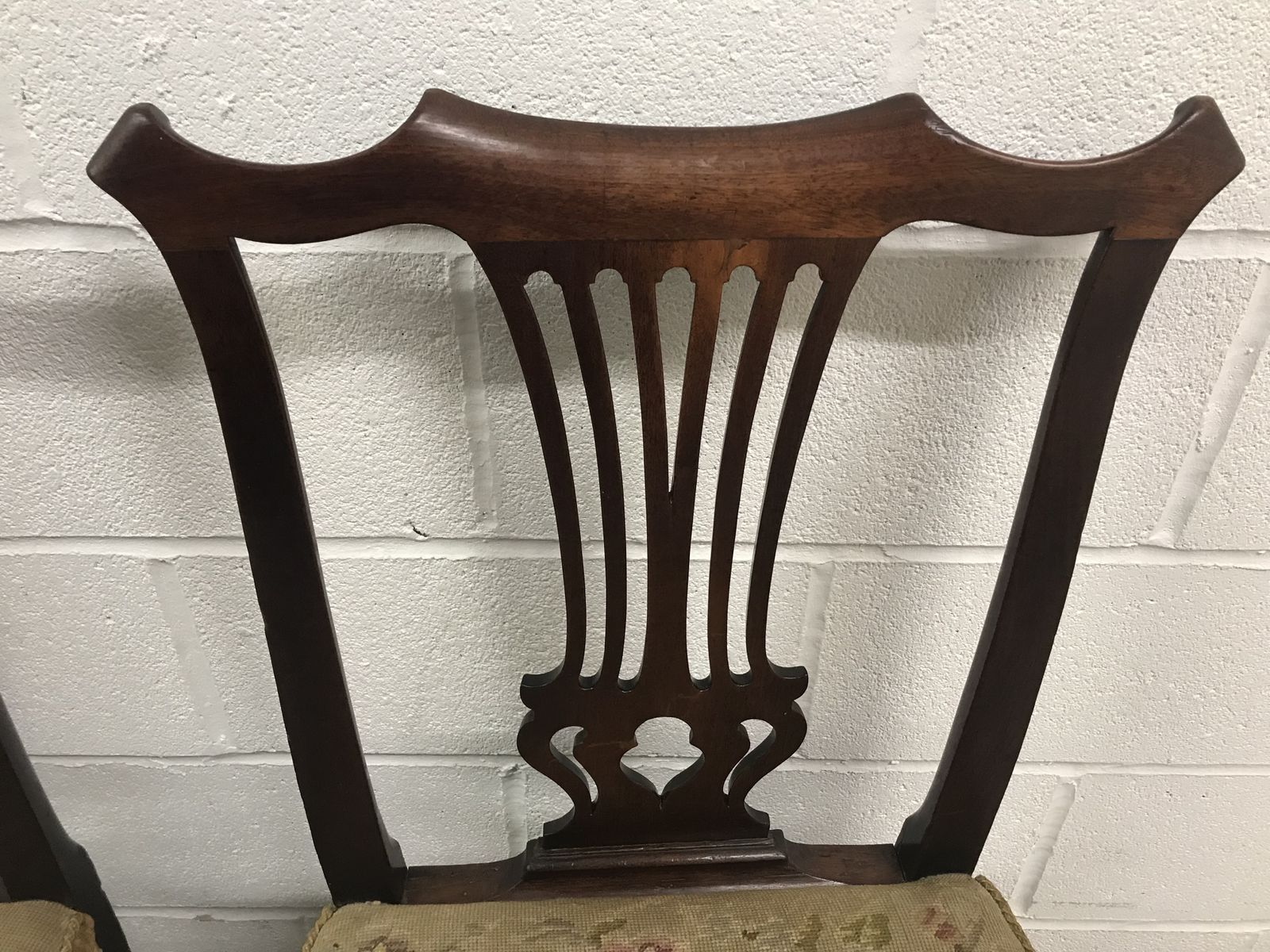 Pair Of Mid 18th Century Mahogany Side Chairs . photo vinterior