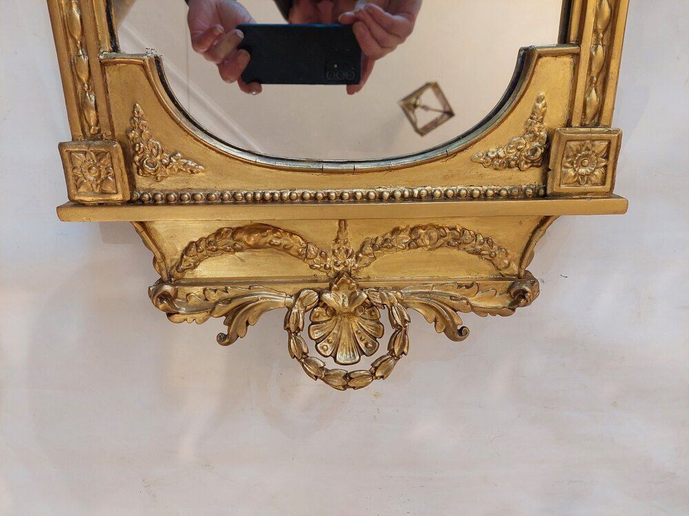 Pair Of Victorian Giltwood & Gesso Framed Mirrors photo vinterior