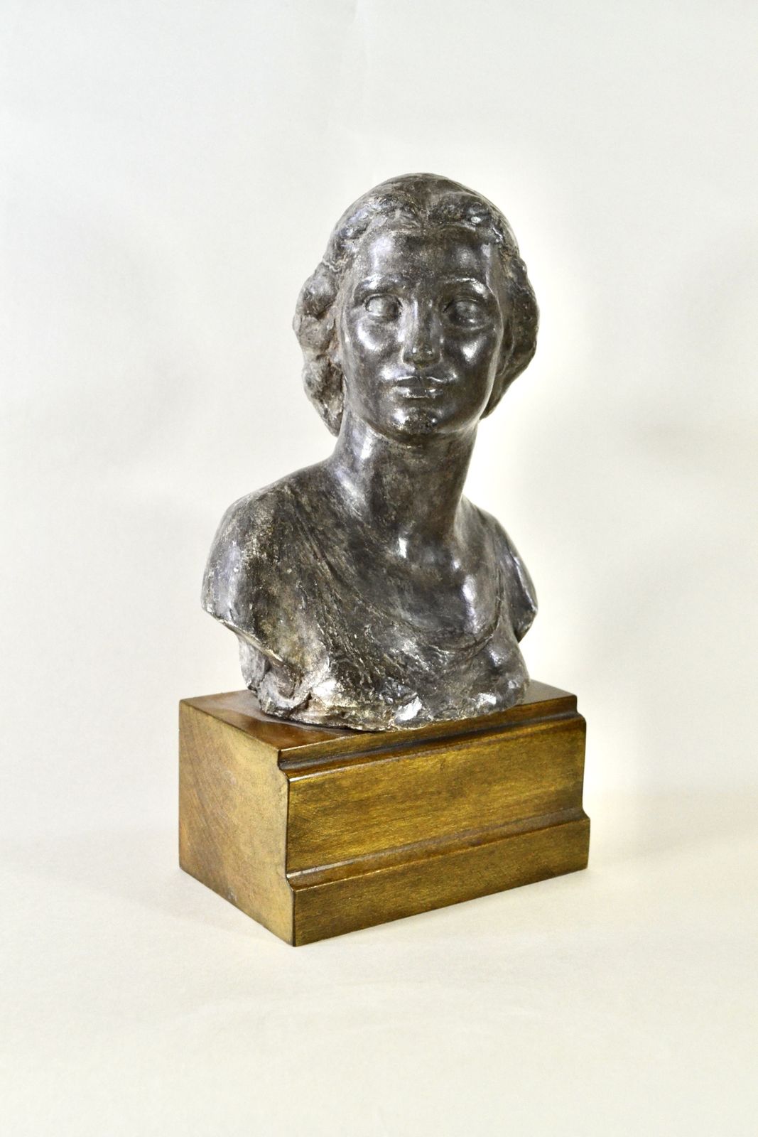 Richard Garbe, Ra   Alfreda, The Artist's Daughter   1950s Patinated Plaster photo furniture