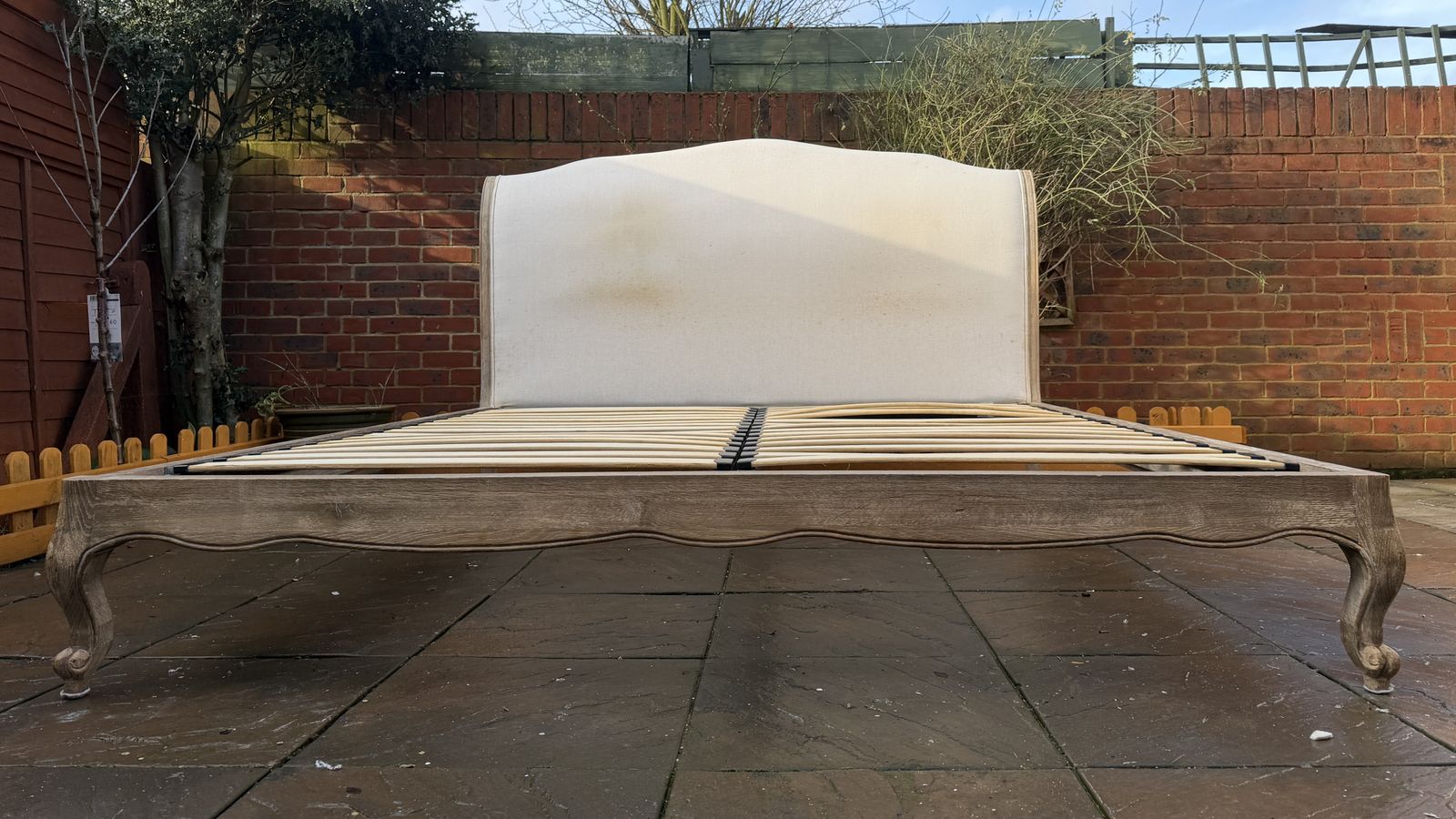 Stunning Loaf Coco French Upholstered 6ft Super King Size Bed Frame   Rrp £1,495 photo Furniture