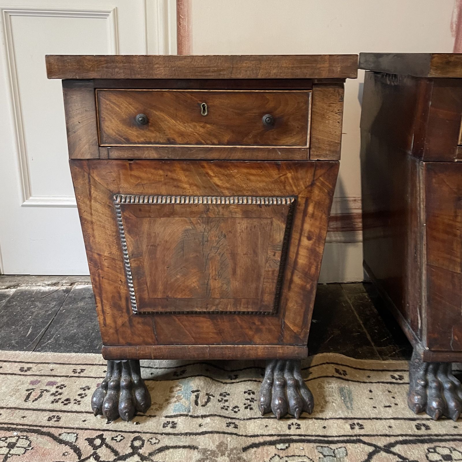 A Pair Of 19th Century Bedside Cabinets photo for sale