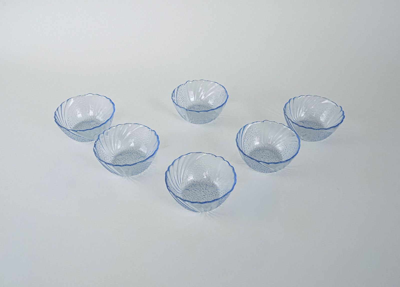 Set Of Glass Bowls, Italian Design, 1970s, Made In Italy photo 329.0