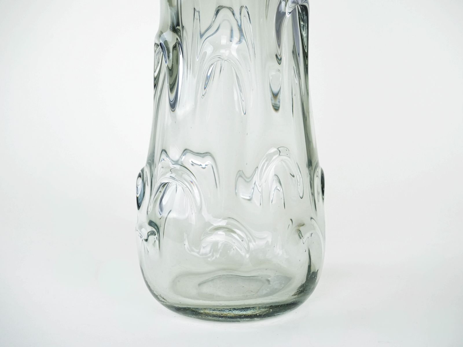 Grey Vase, Murano Glass, 1960s, Made In Italy photo 519.0
