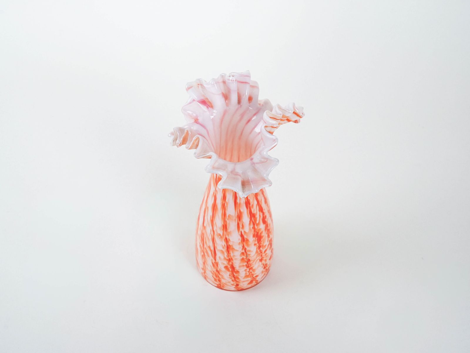 Orange Vase, Italian Design, 1960s, Made In Italy photo vinterior