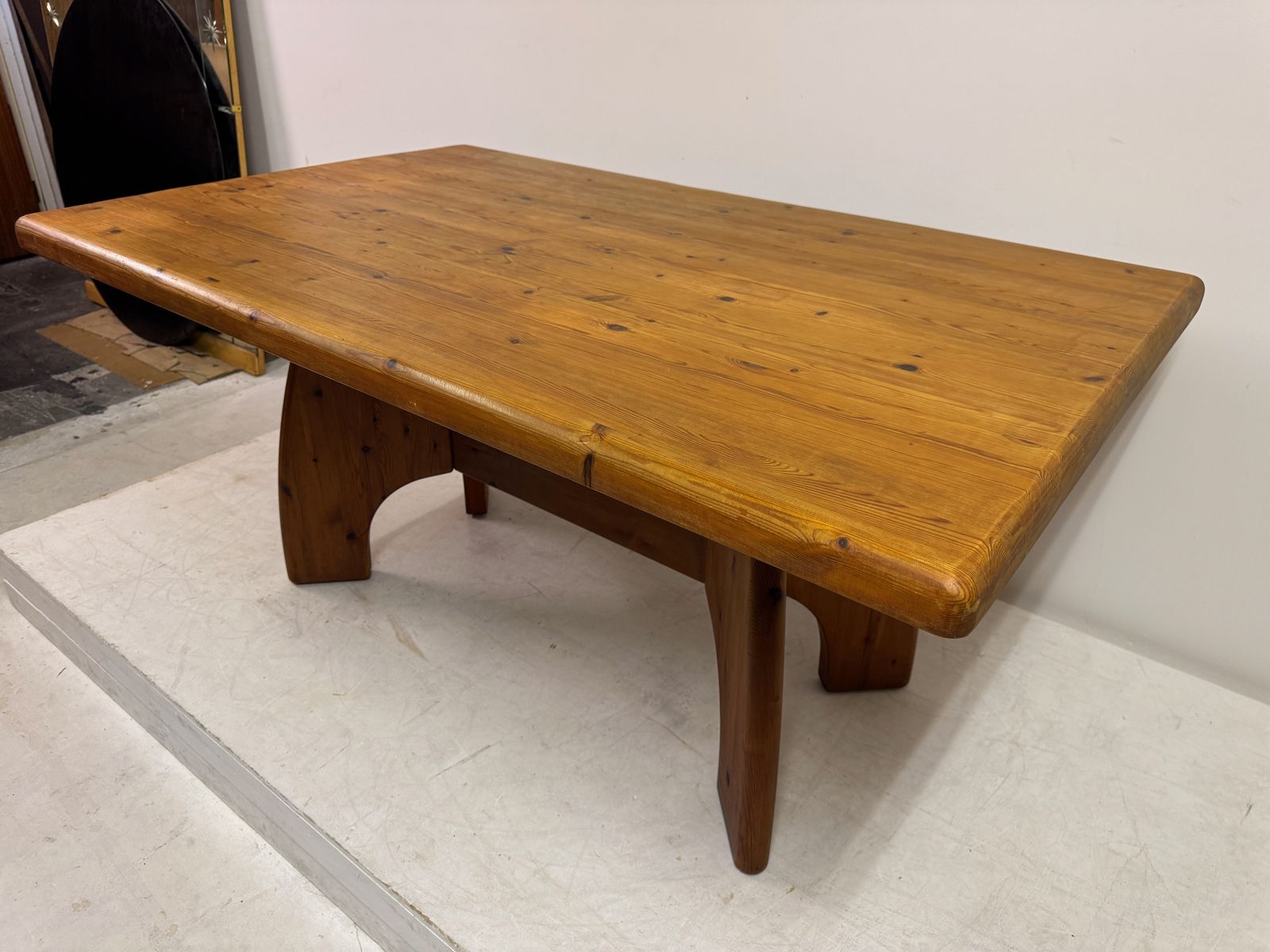 photo furniture Pine Dining Table By Wasa Möbel, Germany, Circa 1980s.