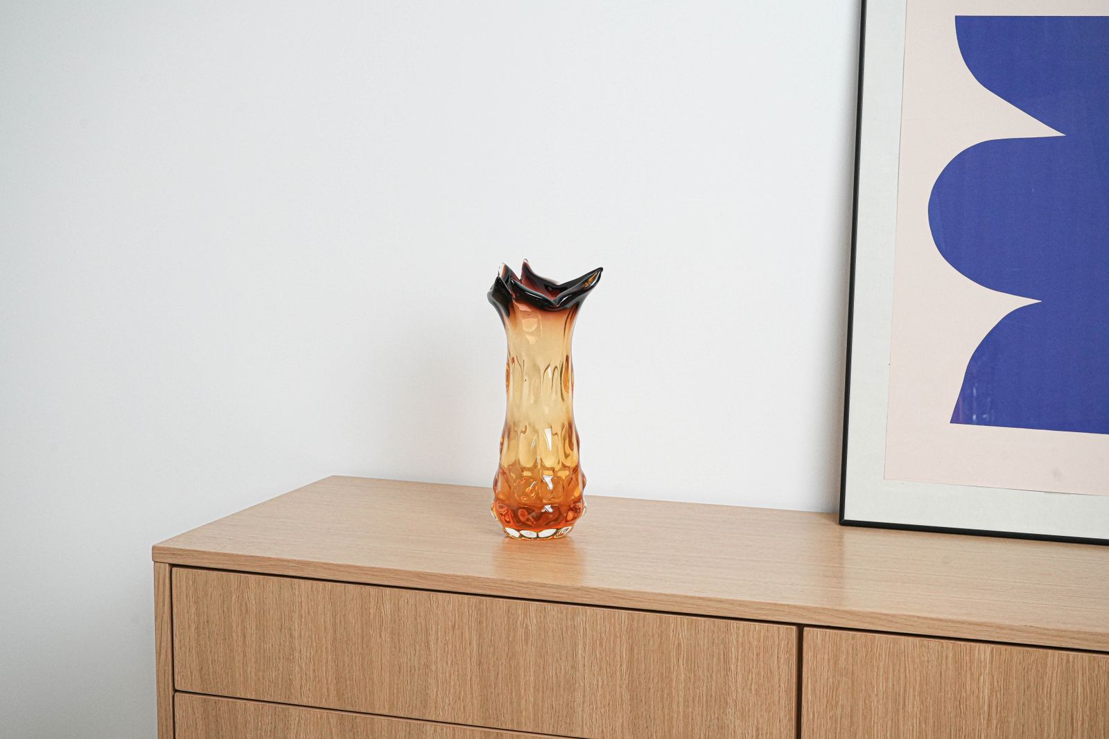 Glass Vase, Murano Glass, 1960s, Made In Italy photo furniture