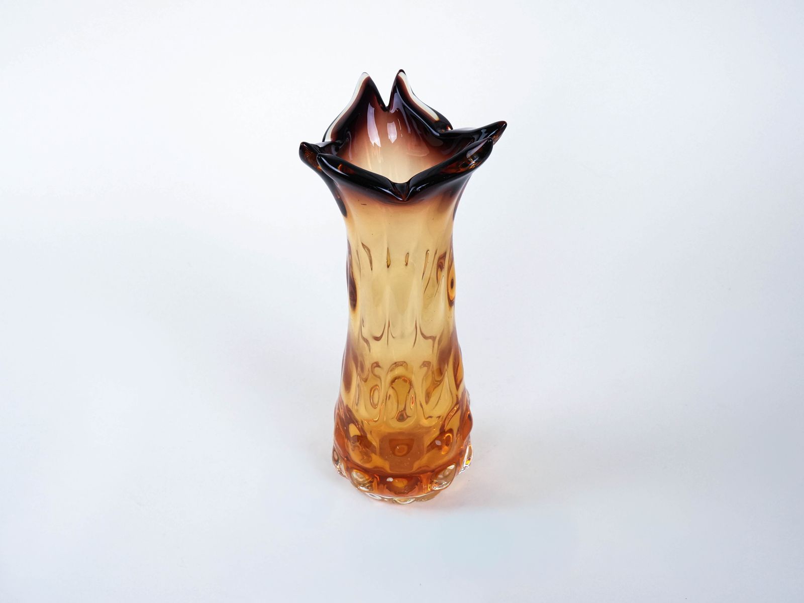 Glass Vase, Murano Glass, 1960s, Made In Italy photo vinterior