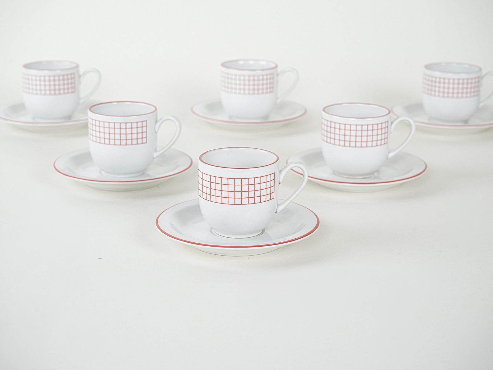 Set Of Porcelain Cups, Italian Design, 1980s, Production: Italy photo Home Decor