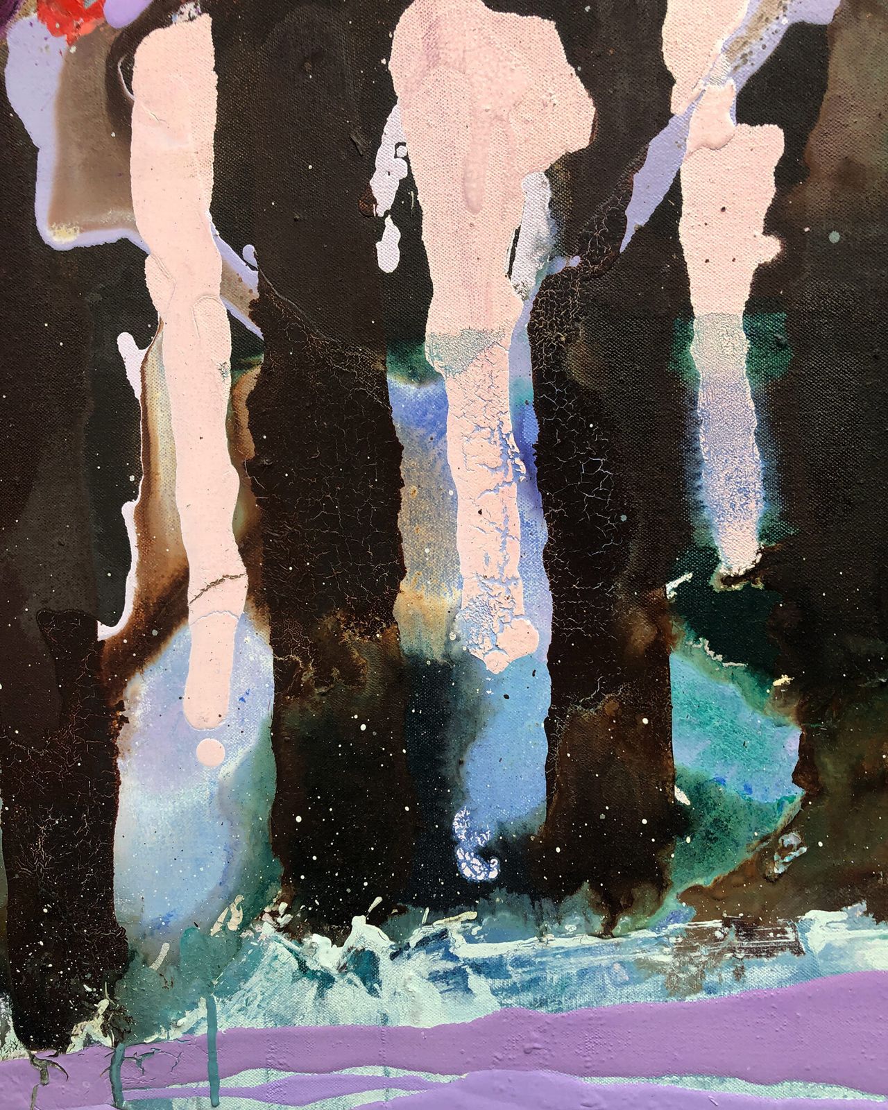 Knockout Large Contemporary Painting, Liz Arnold, photo buy