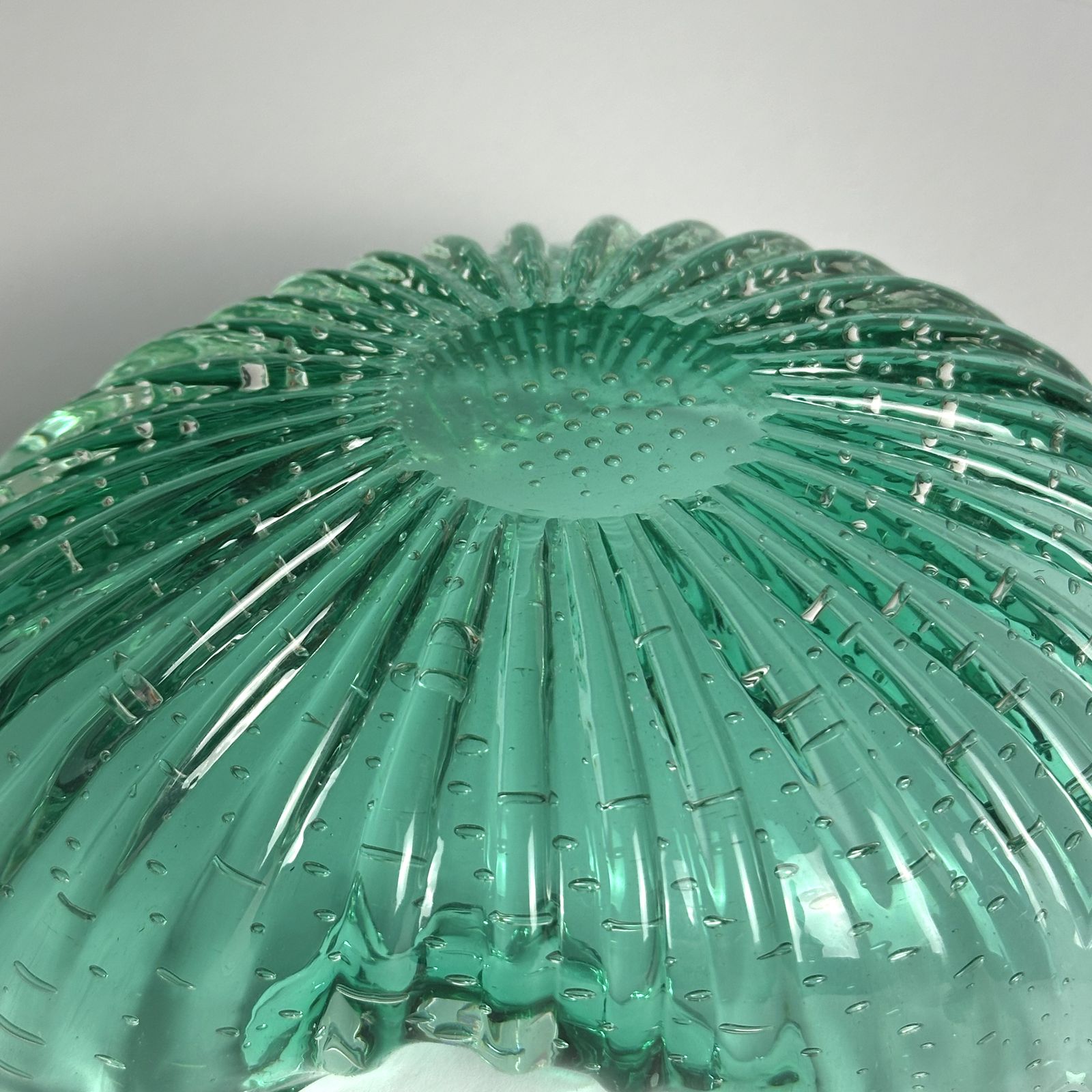Green Murano Glass Bowl By Barovier & Toso, Italy, 1960s photo buy
