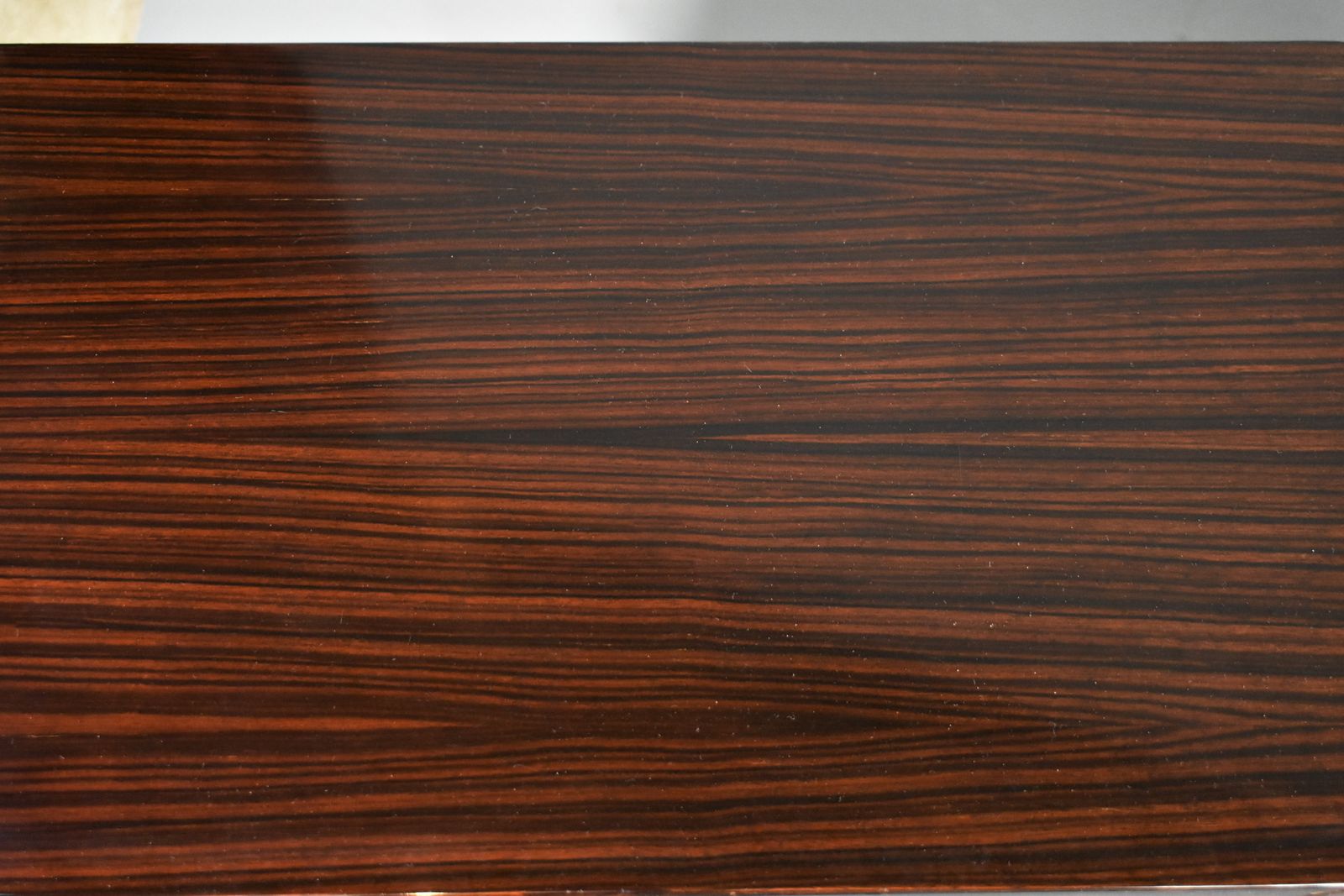 1500.0 Pair Of French Mid Century Macassar Ebony Bedside Cabinets photo