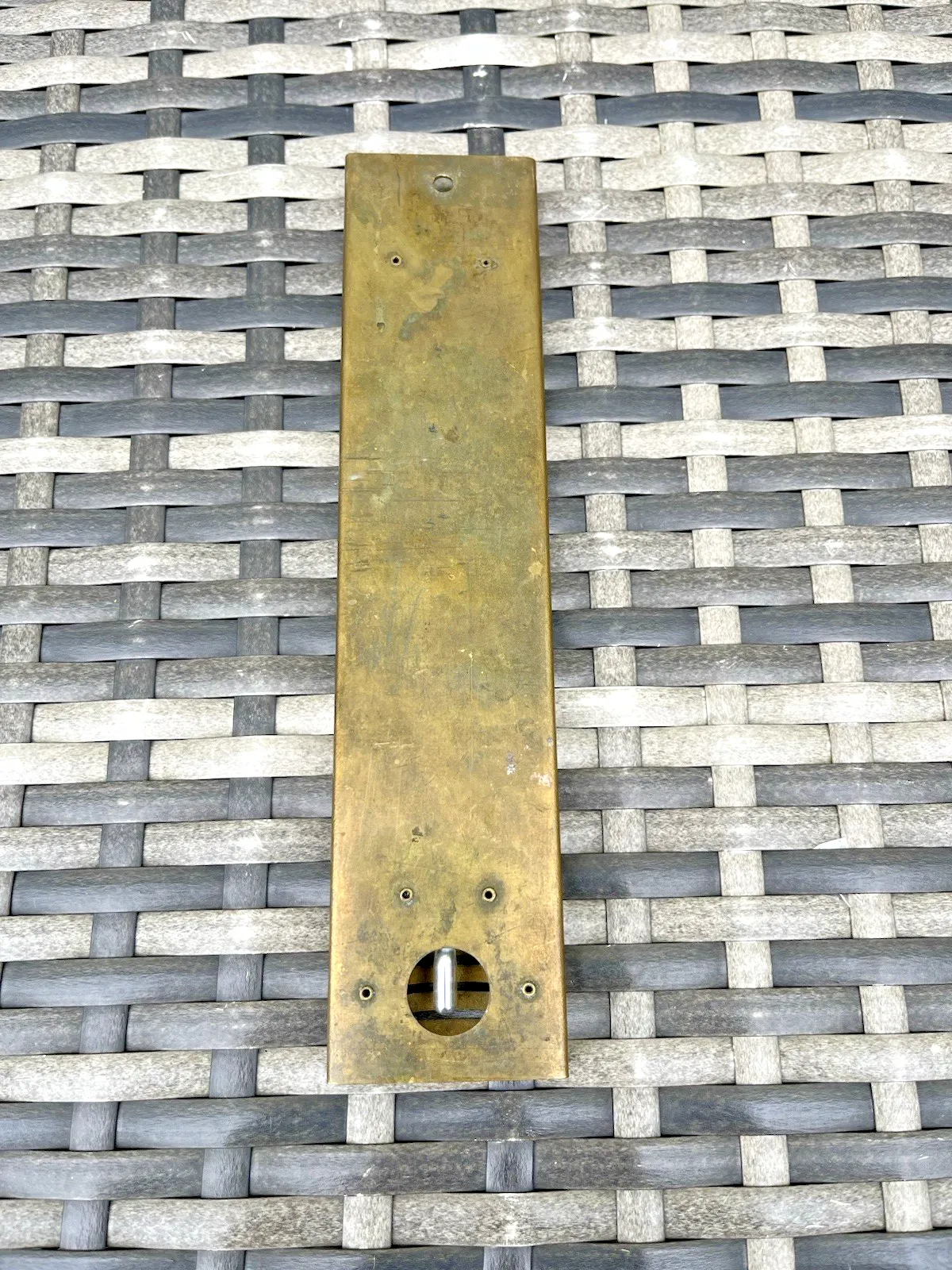 Antique 1920's Scientific Brannan London Brass Fahrenheit Industrial Thermometer photo Home Decor