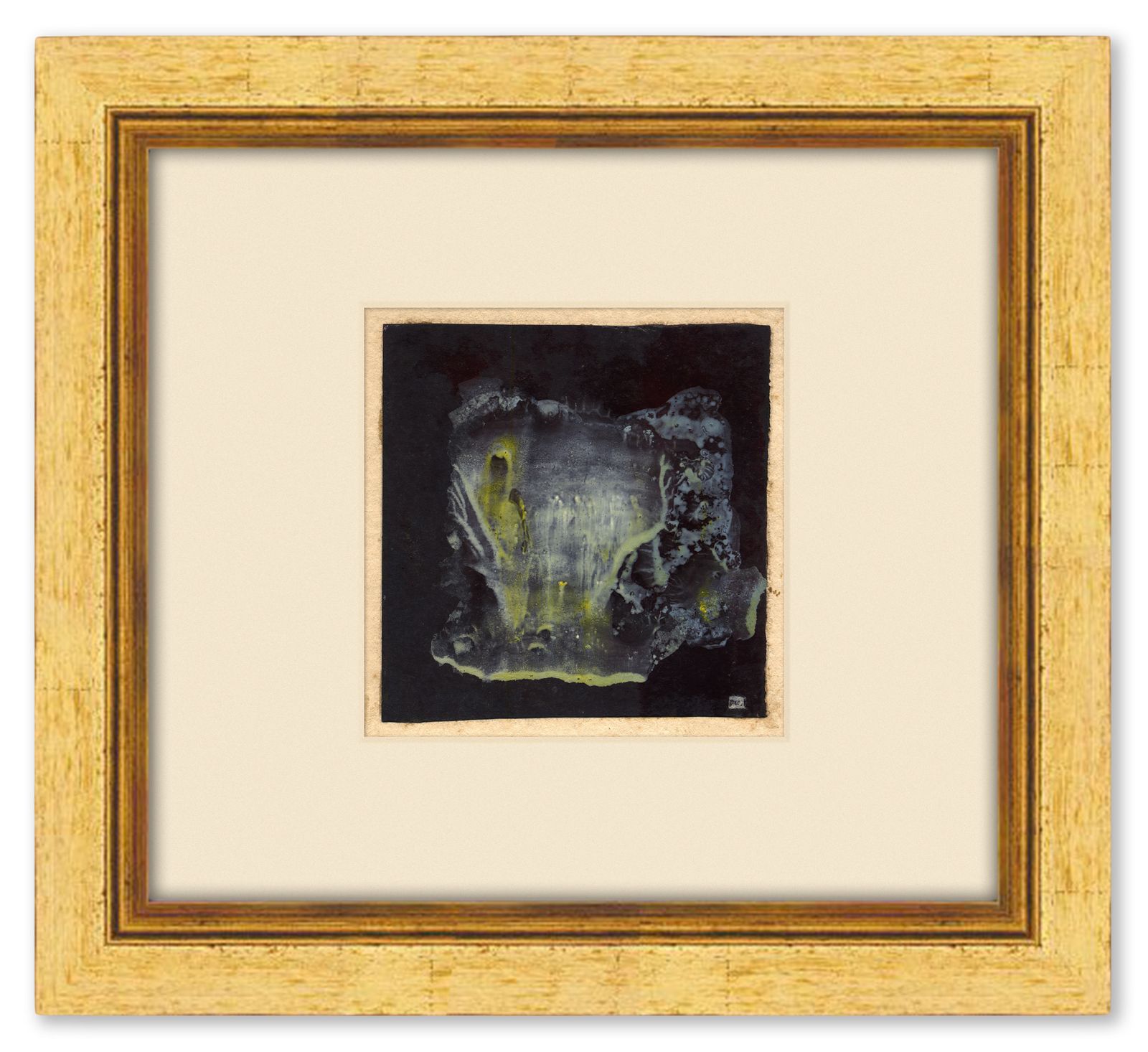 Dreamlike, Visionary Signed Painting On Card By Charles (Pic) Higgins