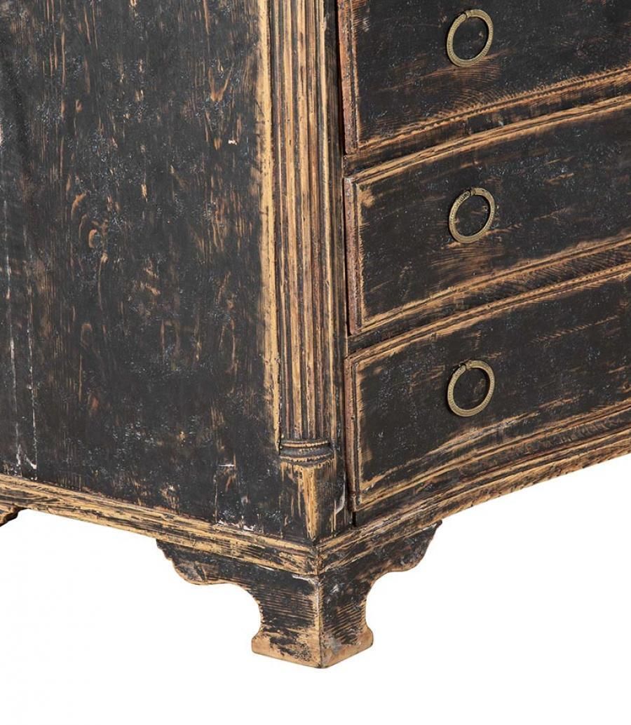 19th Century Black Swedish Bureau photo 5200.0