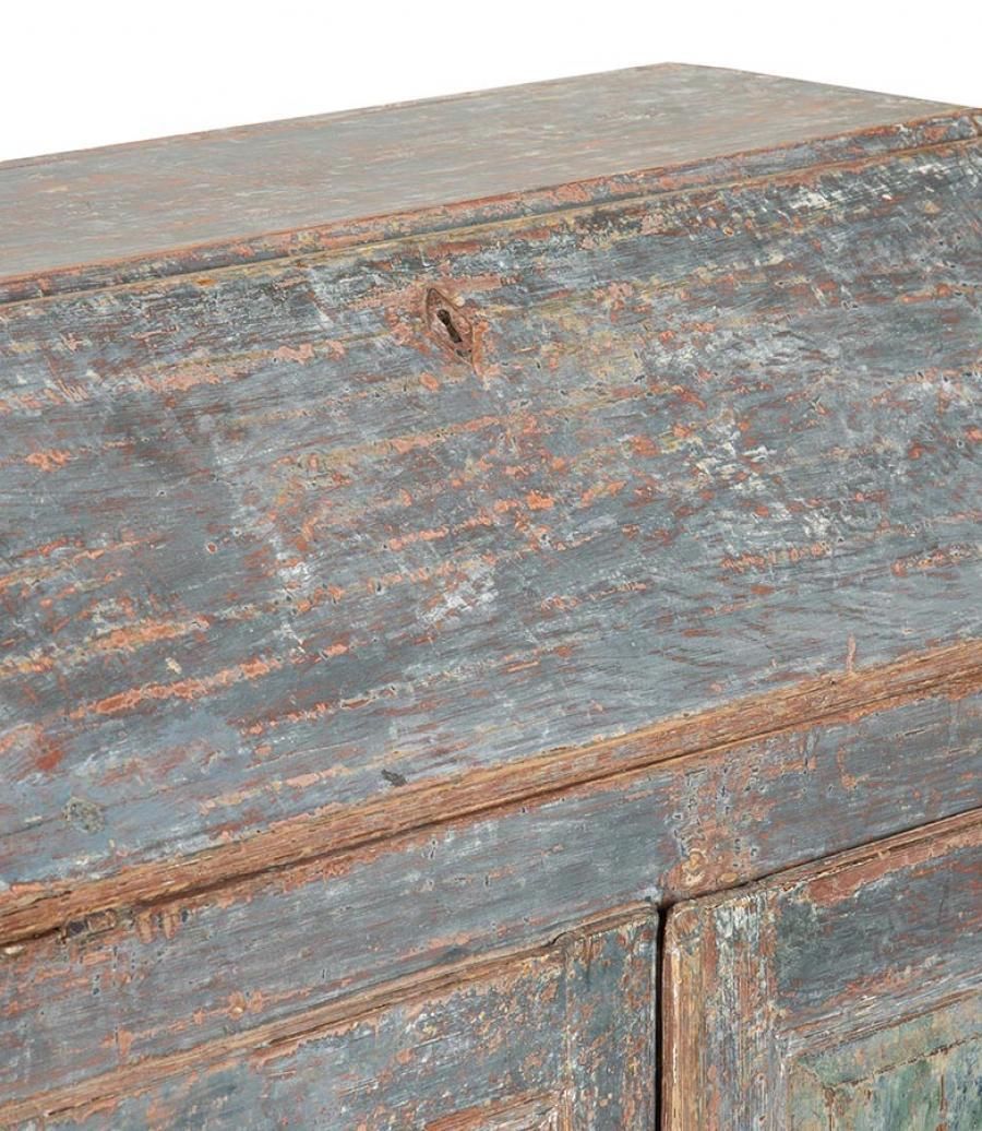 photo furniture 19th Century Swedish Bureau In Original Paint