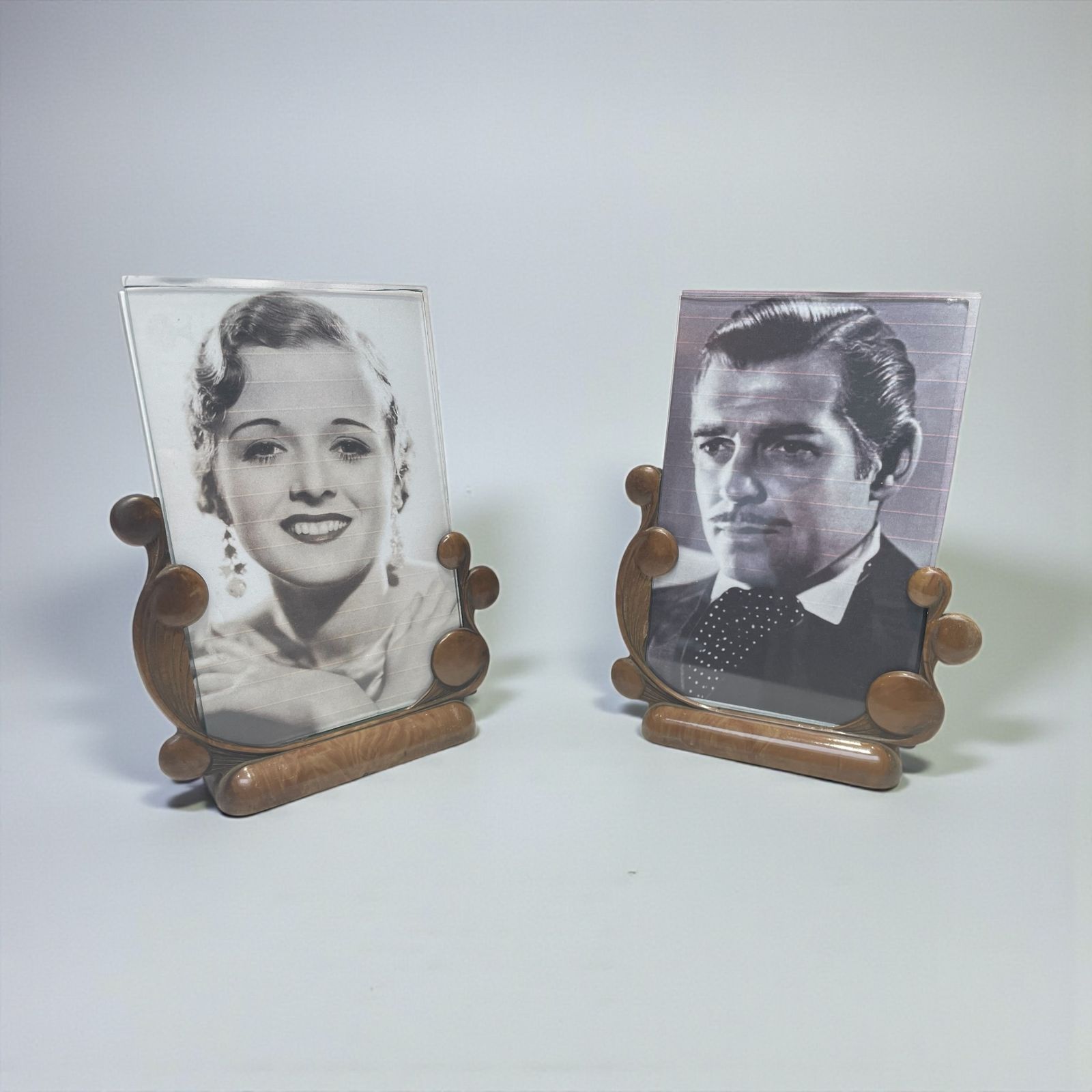 Pair Of Art Deco Photo Frames