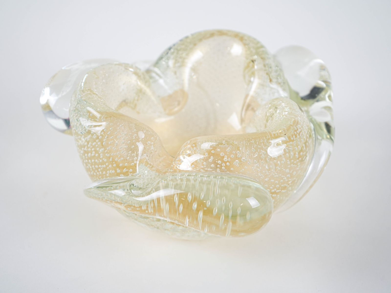 Ashtray, Murano Glass, 1960s, Made In Italy photo vintage