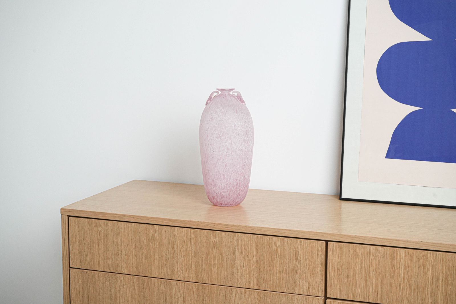 Glazen Vaas, Murano Glas, Italiaans Design, Jaren 1970, Made In Italy photo furniture