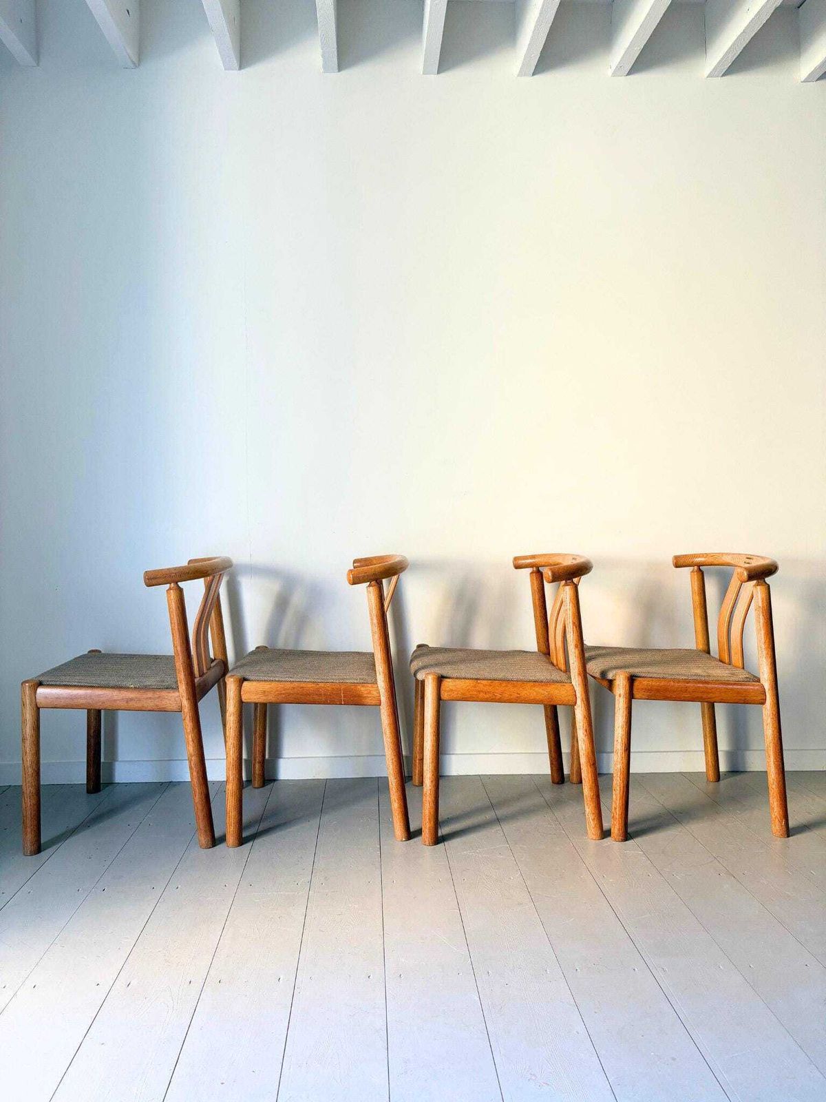 Set Of Mid Century Danish Dining Chairs By Hans Jørgen Frydendal photo Furniture