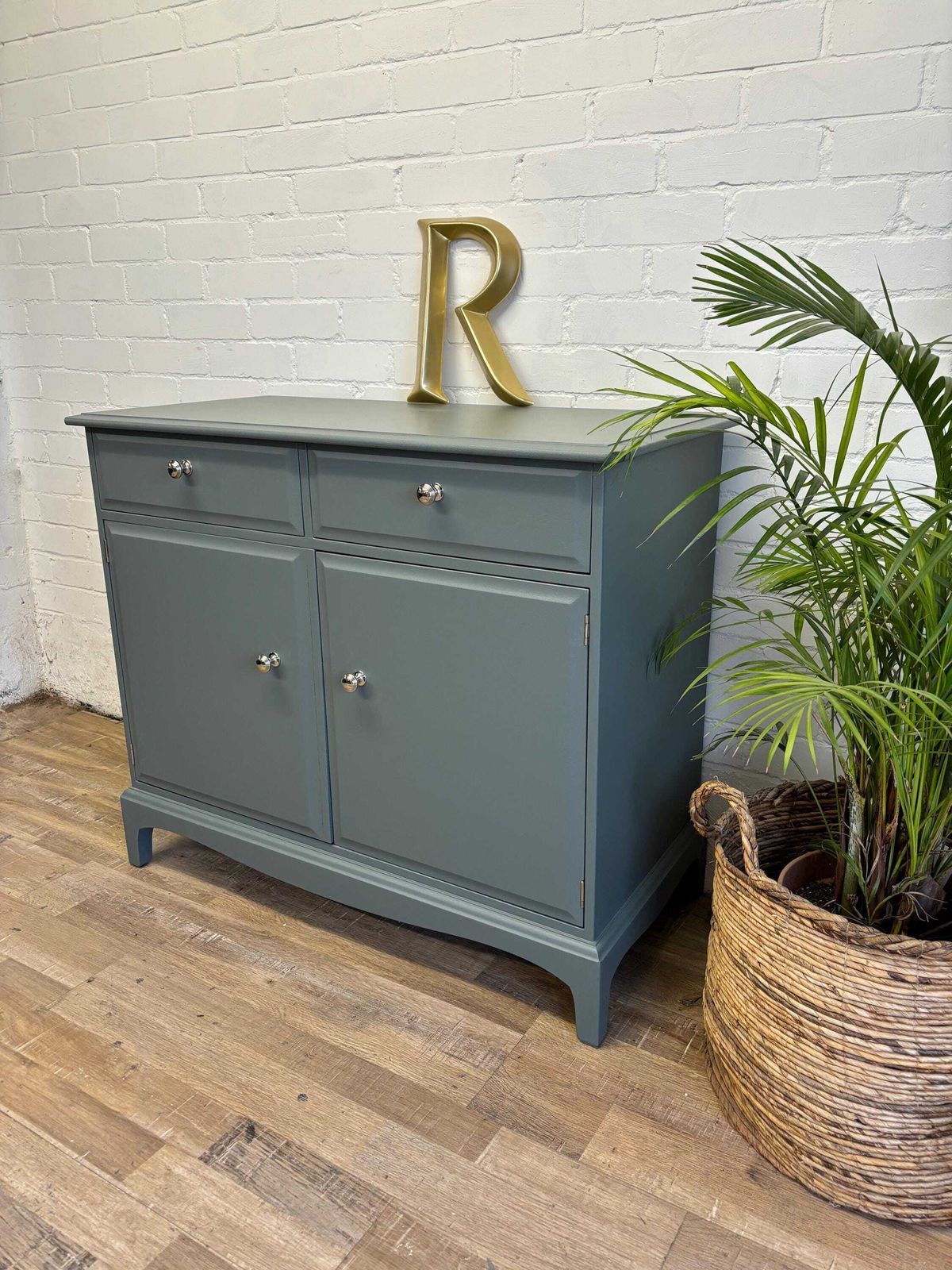 Stag Minstrel Sideboard – Painted In Livid By Little Greene photo Furniture