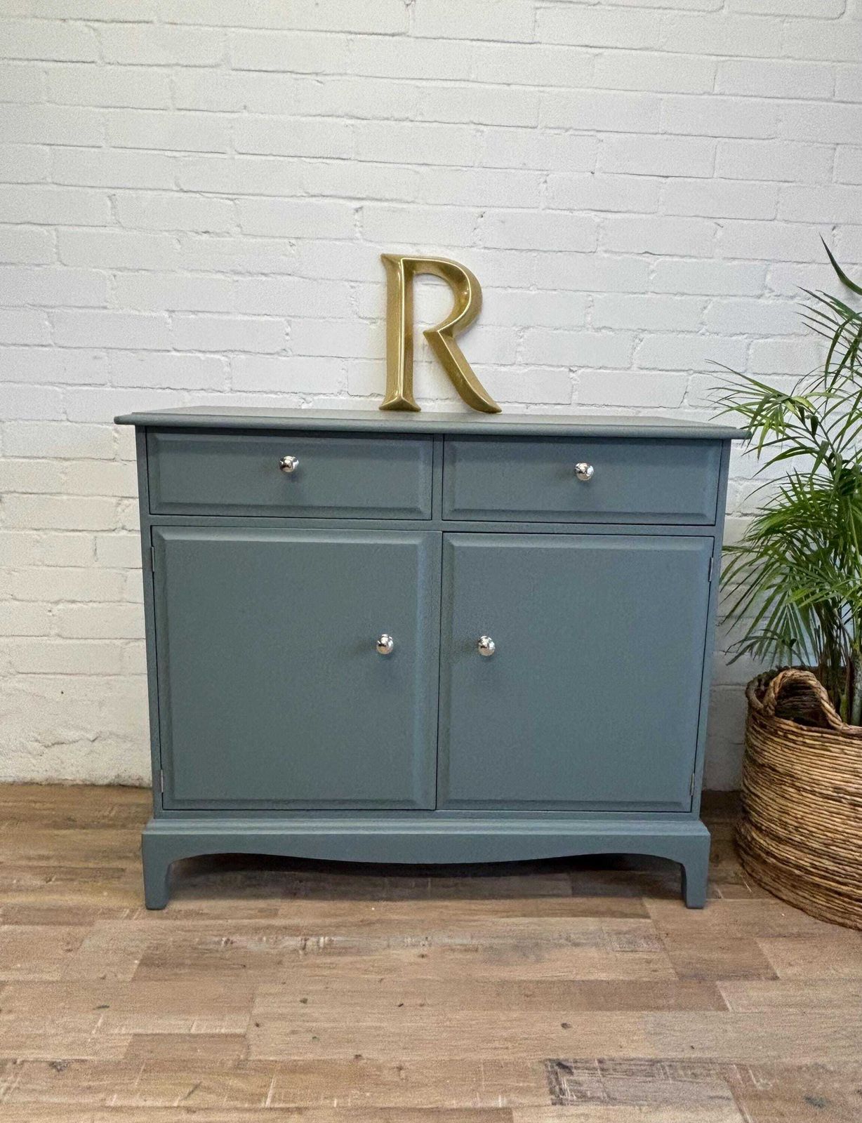 photo furniture Stag Minstrel Sideboard – Painted In Livid By Little Greene