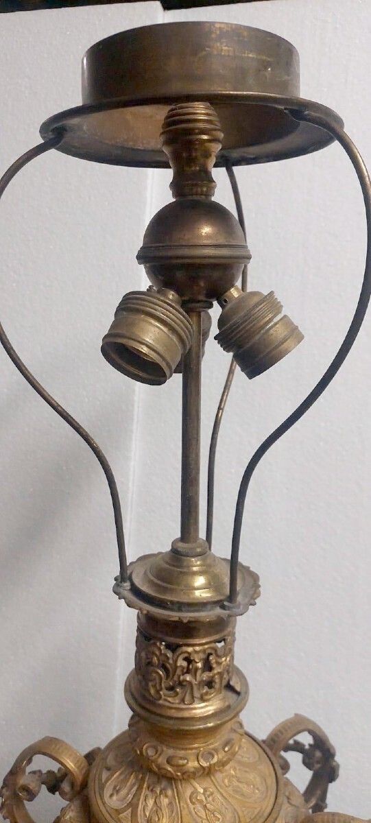 Large Mercury Lamp In Sèvres Porcelain And Gilt Bronze   France, 19th Century photo buy