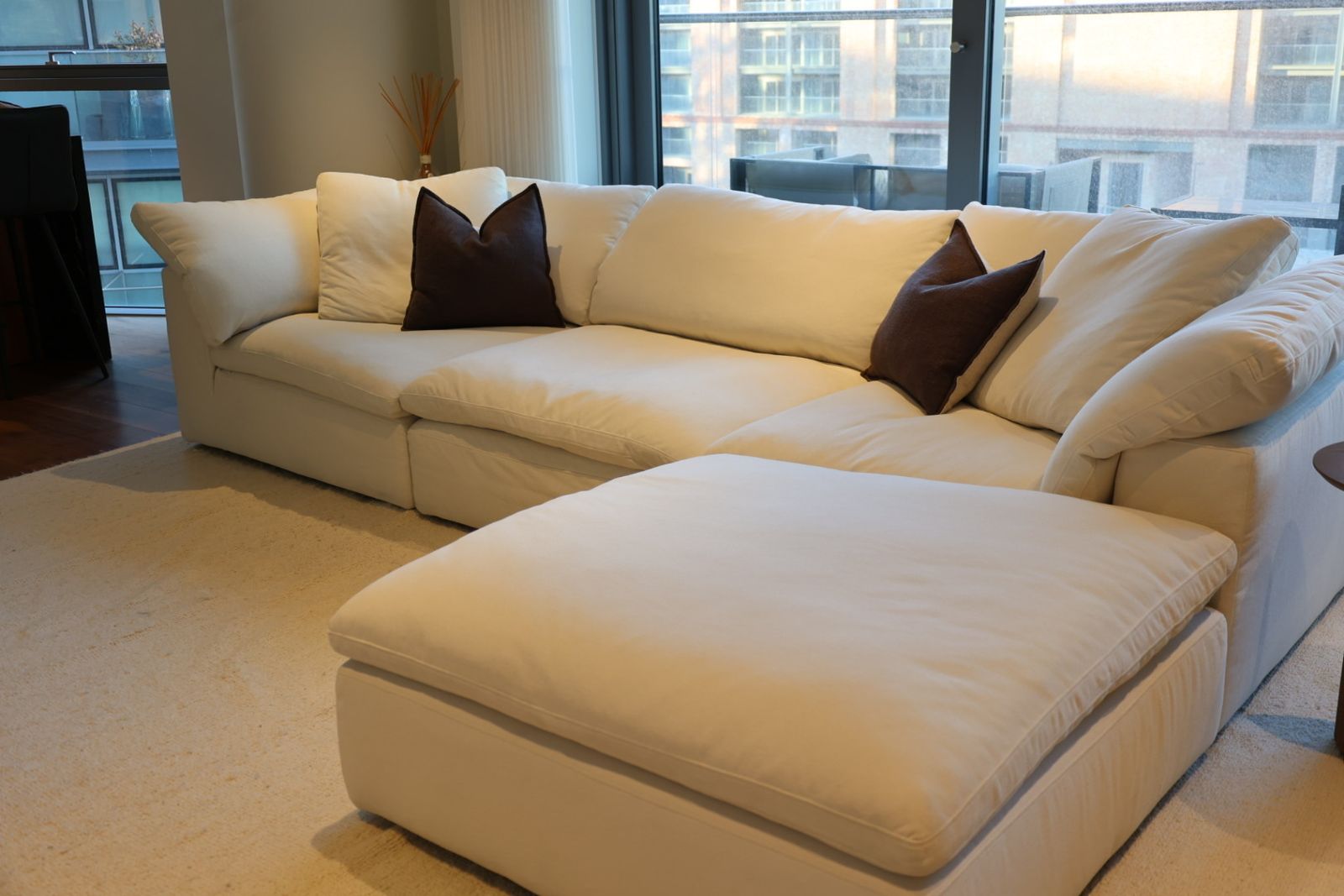 Rh The Cloud 4 Piece Modular Sofa Luxe photo for sale