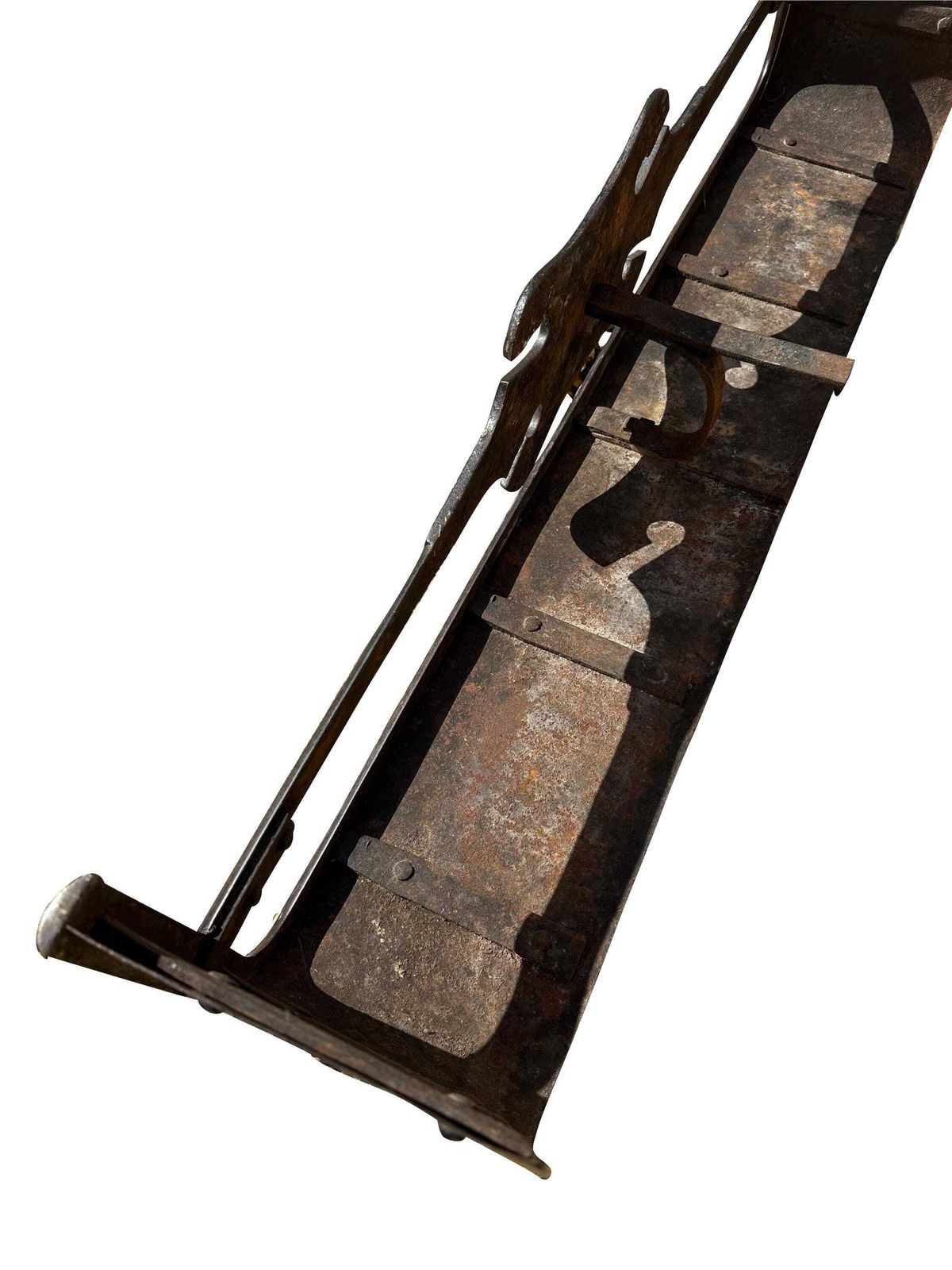 photo buy Antique Victorian Fire Fender Guard Range Kerb Wrought Iron Handmade   19th Century