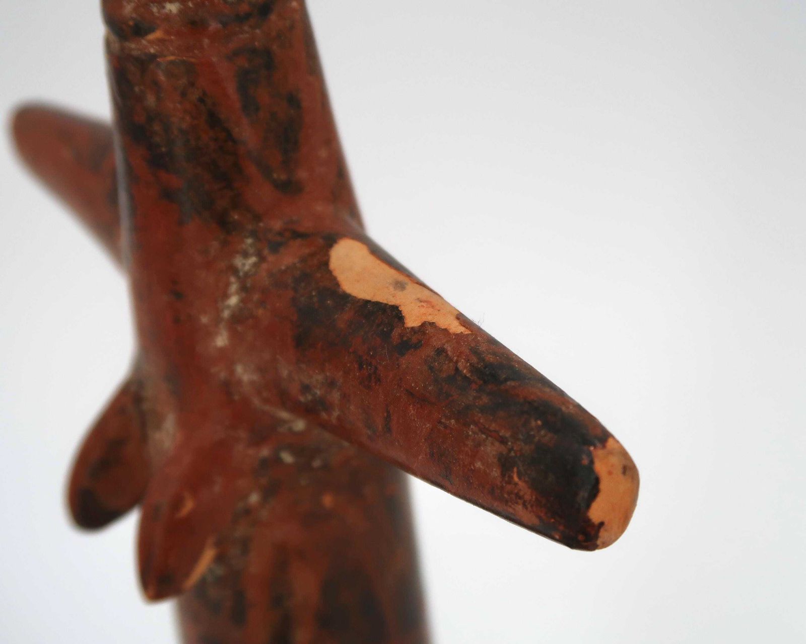 photo furniture Large Wooden African Ashanti Akuaba Doll Statue, Fertility Goddess From Ghana 1980s / Africa, Totem, Wood, Art, Home Decor