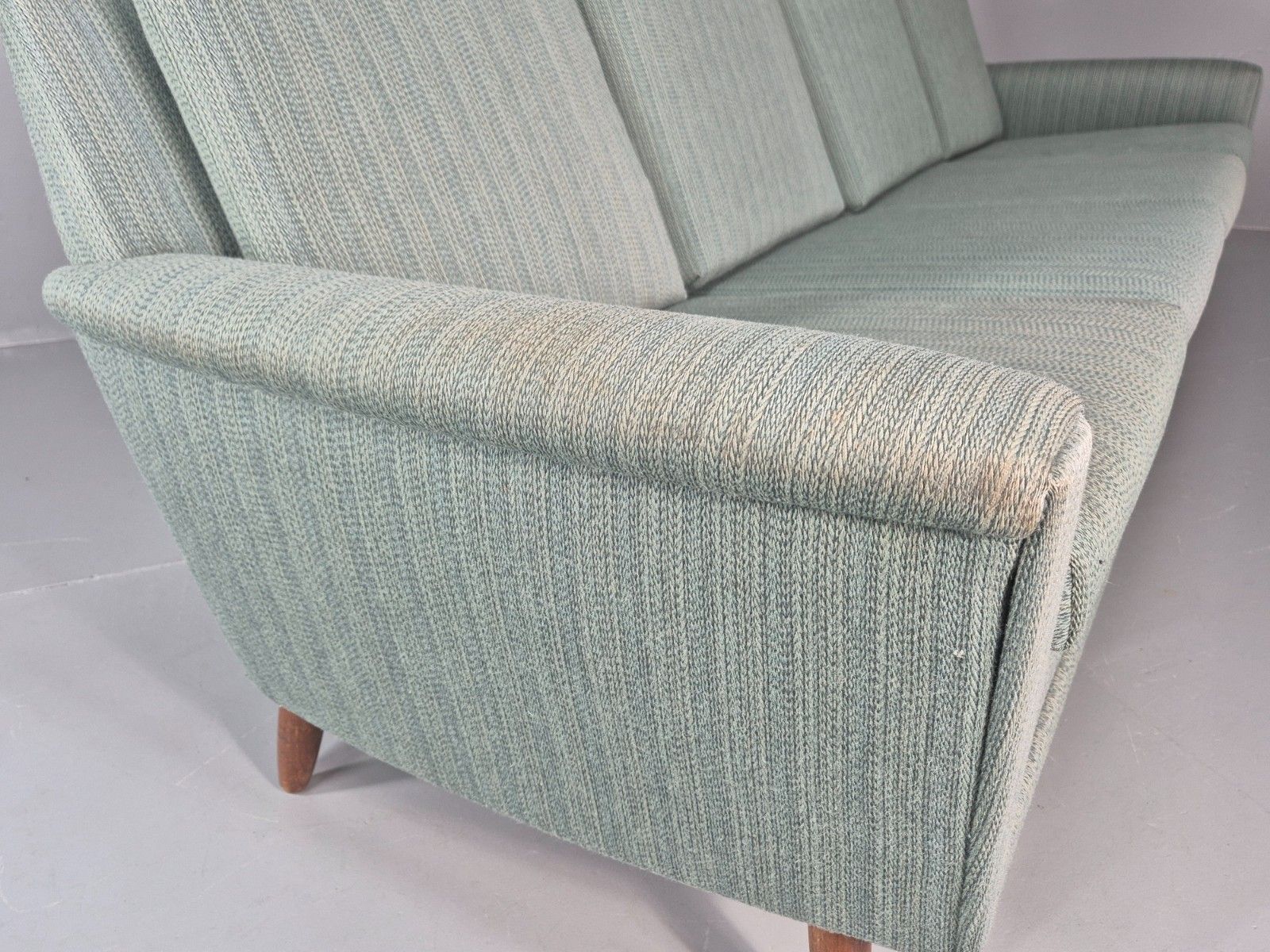 photo vintage Mid Century 4 Seater Sofa Folke Ohlsen For Dux 1960s Retro Eb11371 M4ss