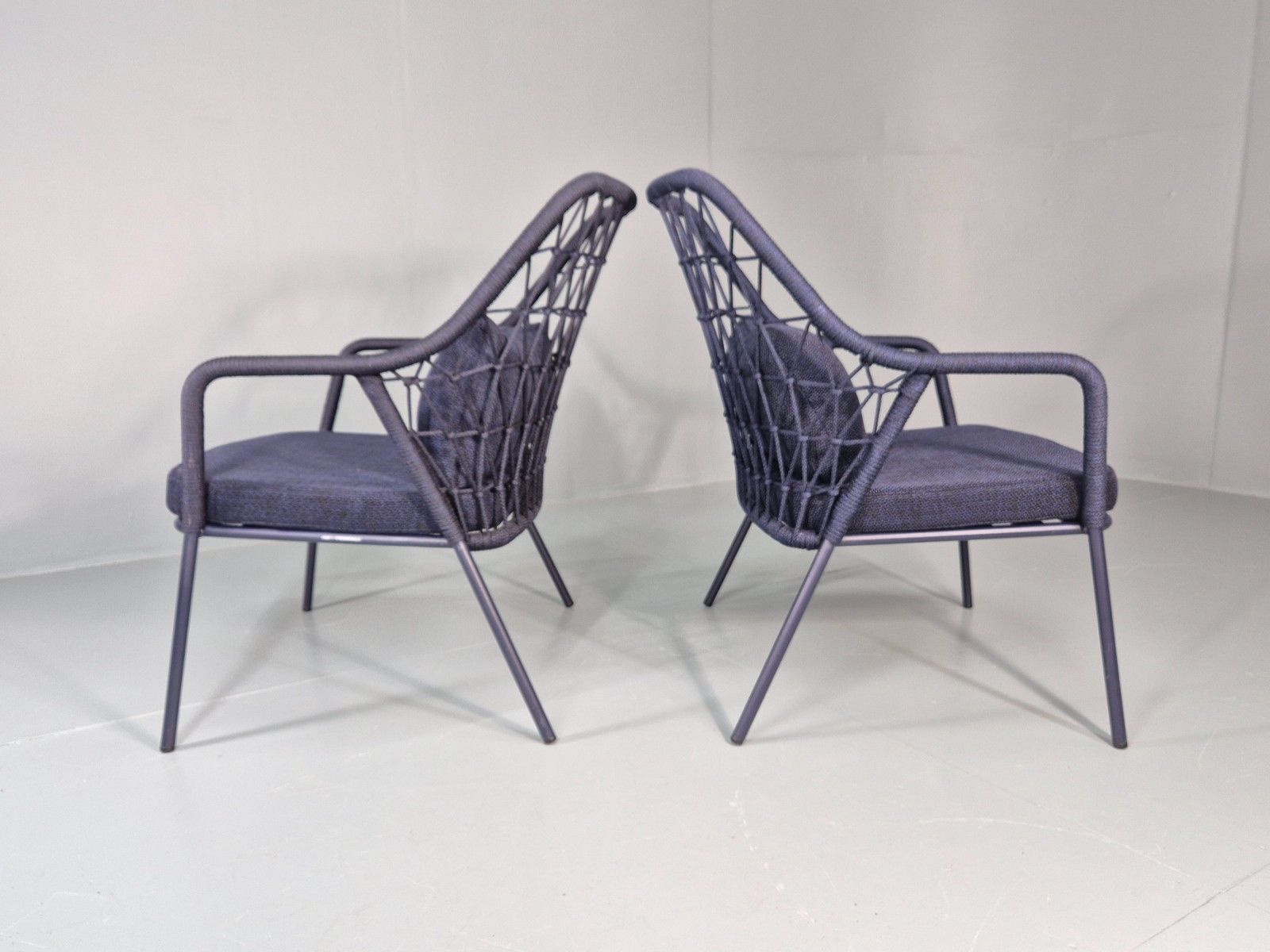 photo furniture 2 Pedrali Panarea 3679 Chairs Modern Design Blue Italian Eb11426 Mnor