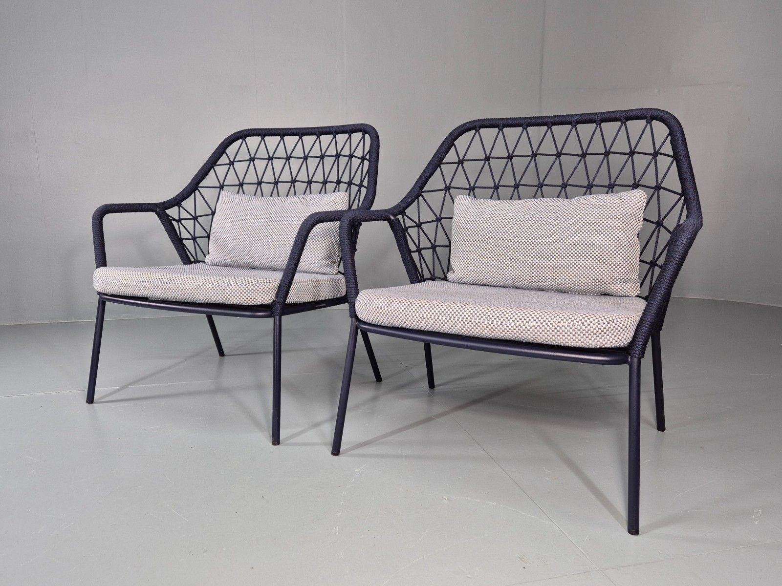 2 Pedrali 3679 Chairs Model Panarea Blue And Grey Modern Design Eb11427 Mnor photo 800.0