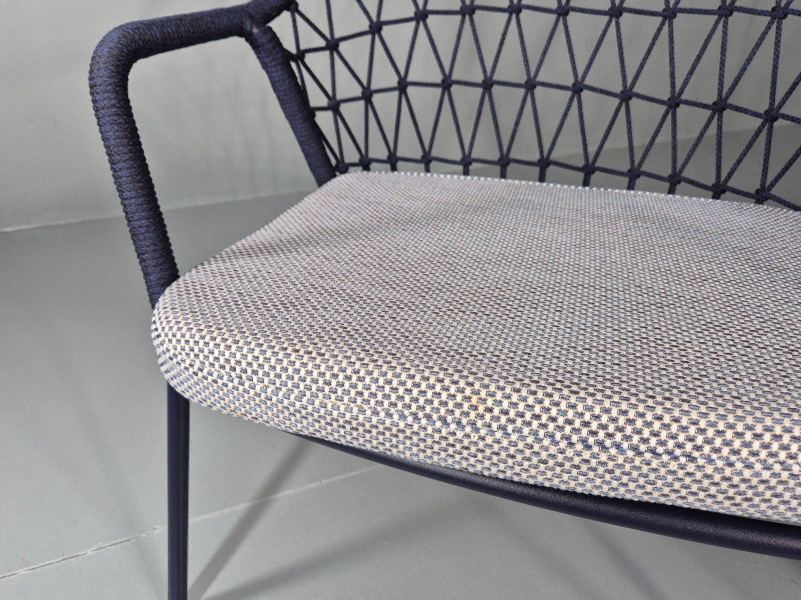 2 Pedrali 3679 Chairs Model Panarea Blue And Grey Modern Design Eb11427 Mnor photo buy