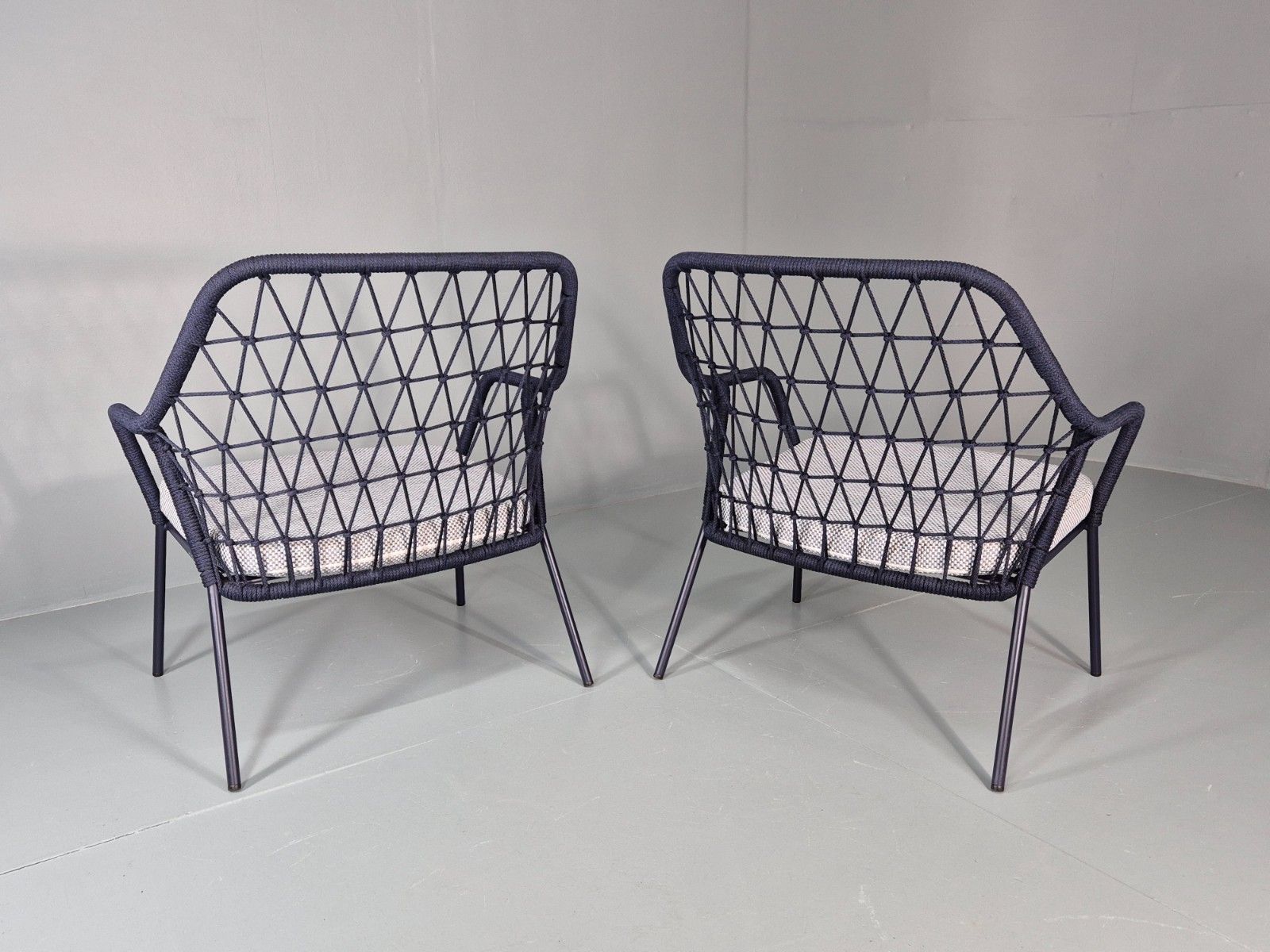 photo vinterior 2 Pedrali Panarea 3679 Chairs Blue And Grey Modern Design Eb11429 Mnor