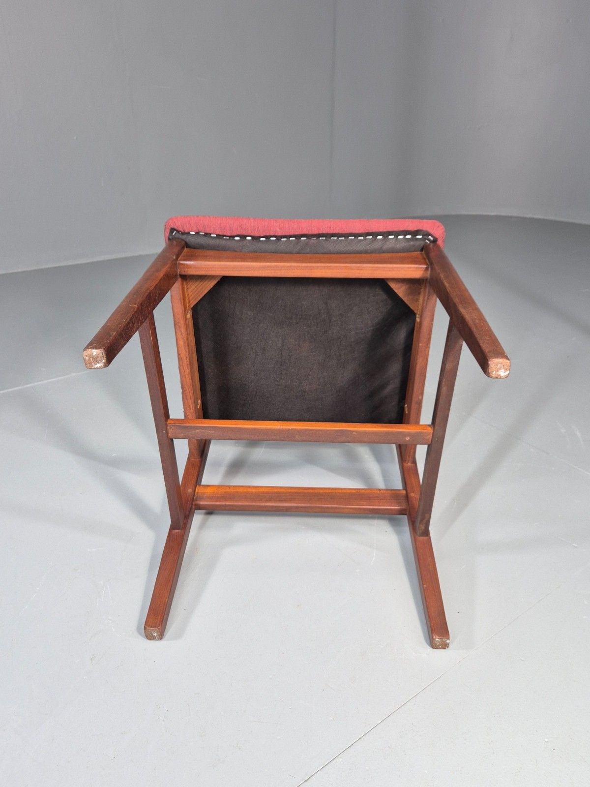 photo vinterior Danish Mid Century Dining Chair In Teak 1970s New Upholstery Retro Eb11525 Mdin