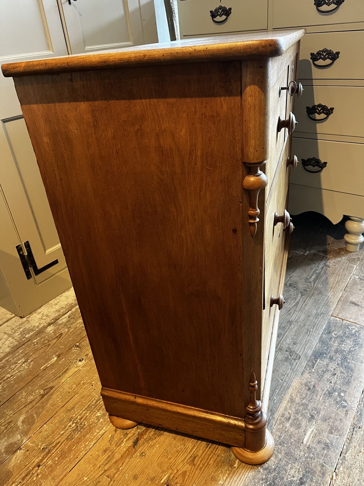 A Victorian Decorative Fruitwood Chest Of Drawers photo 495.0
