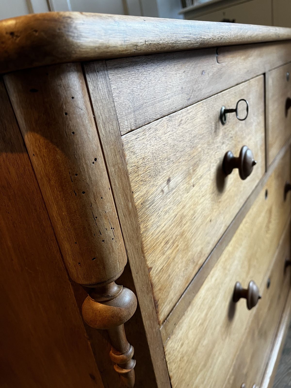 photo furniture A Victorian Decorative Fruitwood Chest Of Drawers