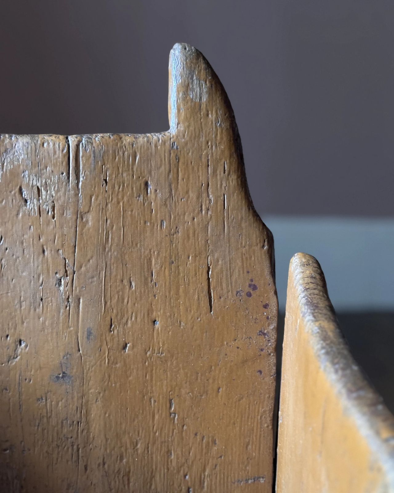 photo for sale Primitive 19th Century Welsh Child's Lambing Chair