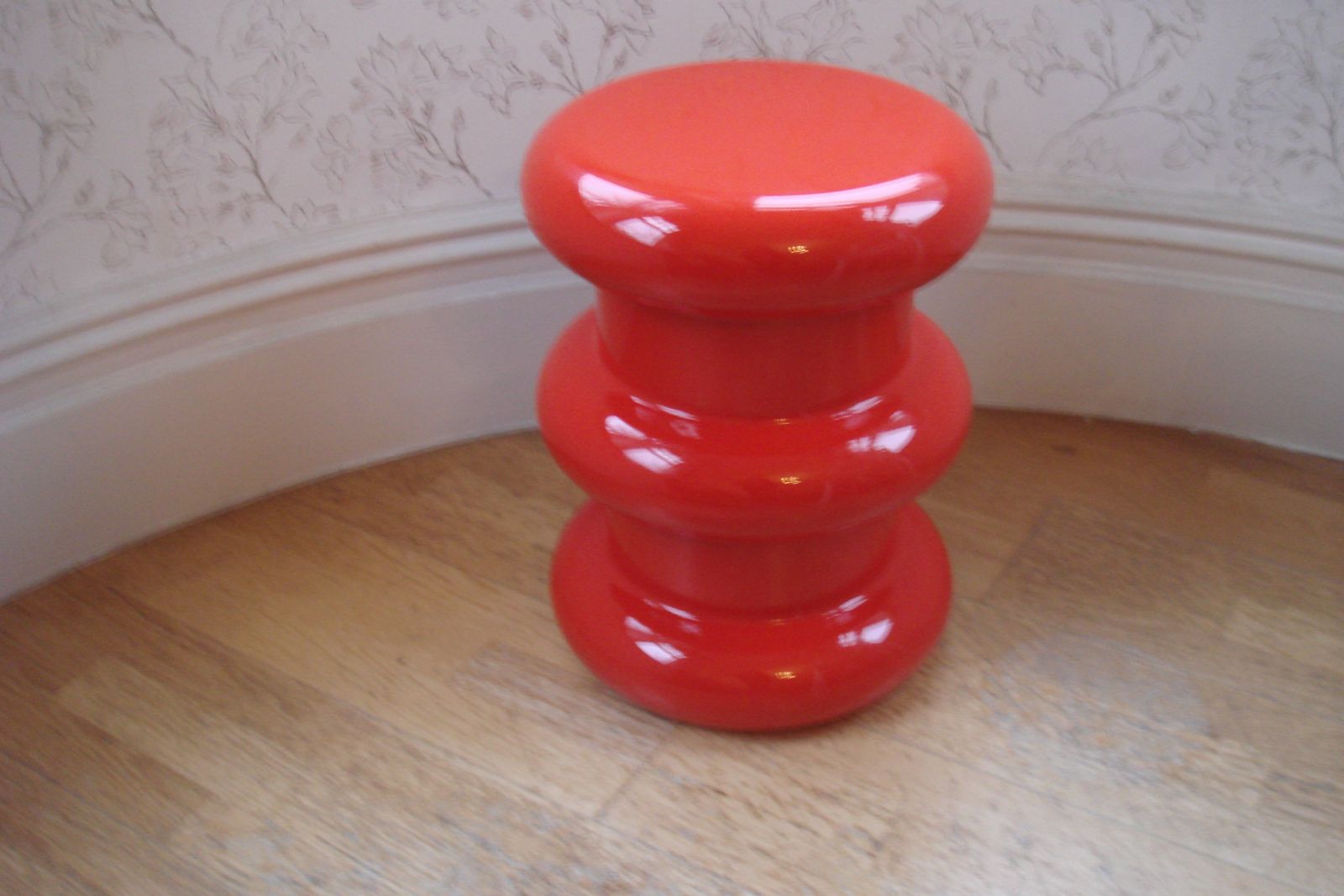 New Kartell Pilastro Design Ettore Sottsass Stool In Red Made In Italy
