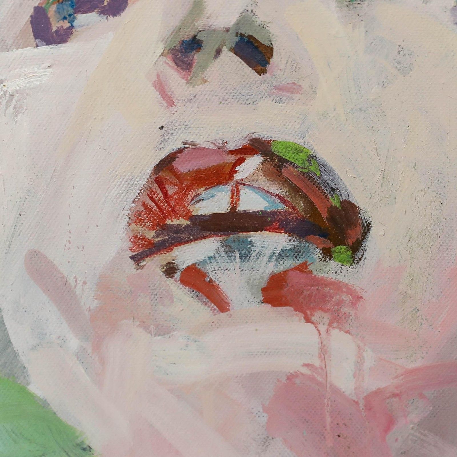 Richard J.S. Young Contemporary Oil, Lips, Oh Lips photo Art