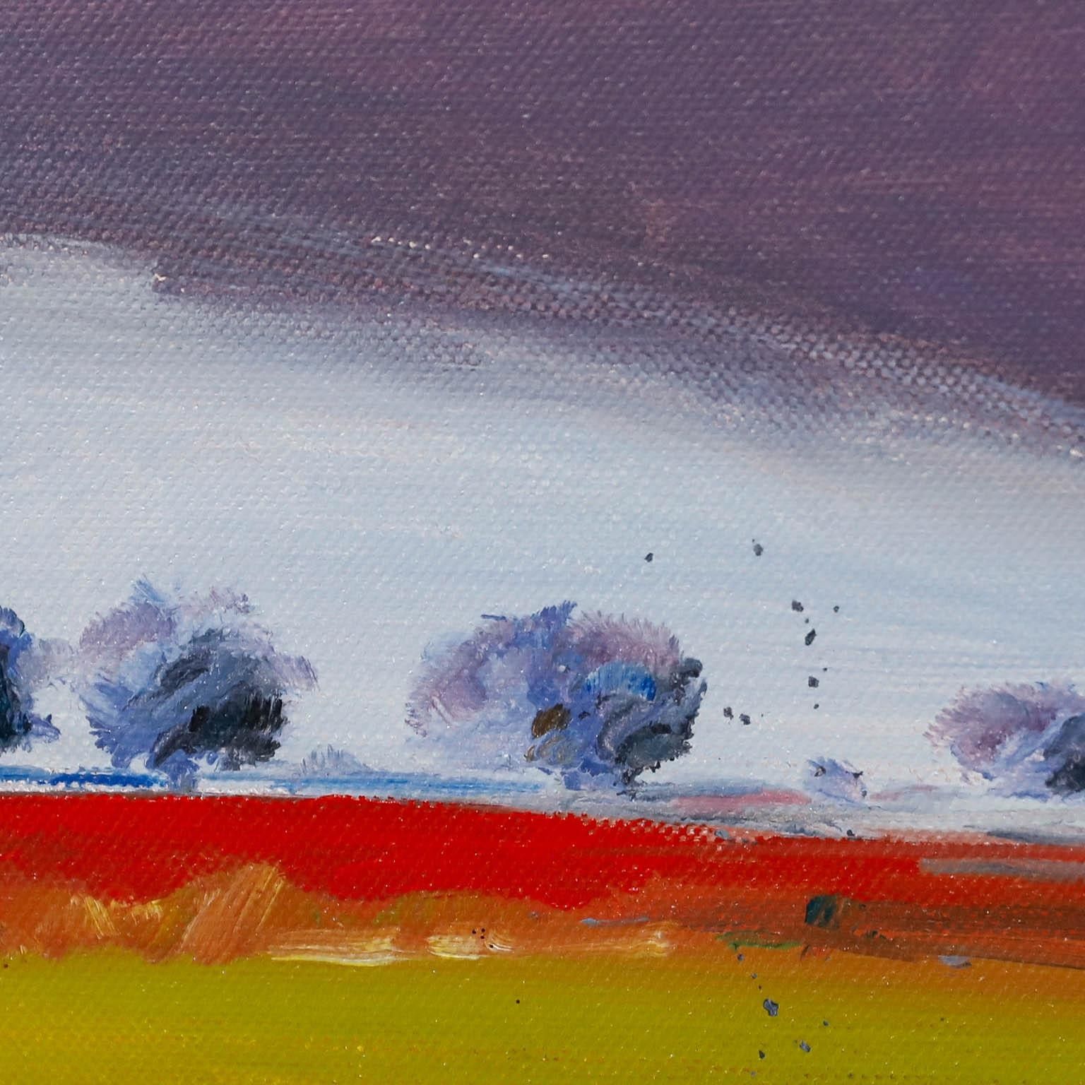 Richard J.S. Young 2008 Oil, Indian Landscape photo Art
