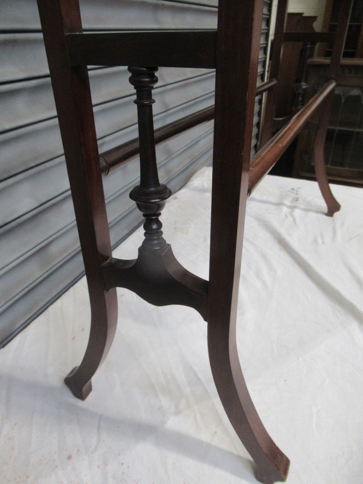 Edwardian  Mahogany Towel Rail photo vinterior